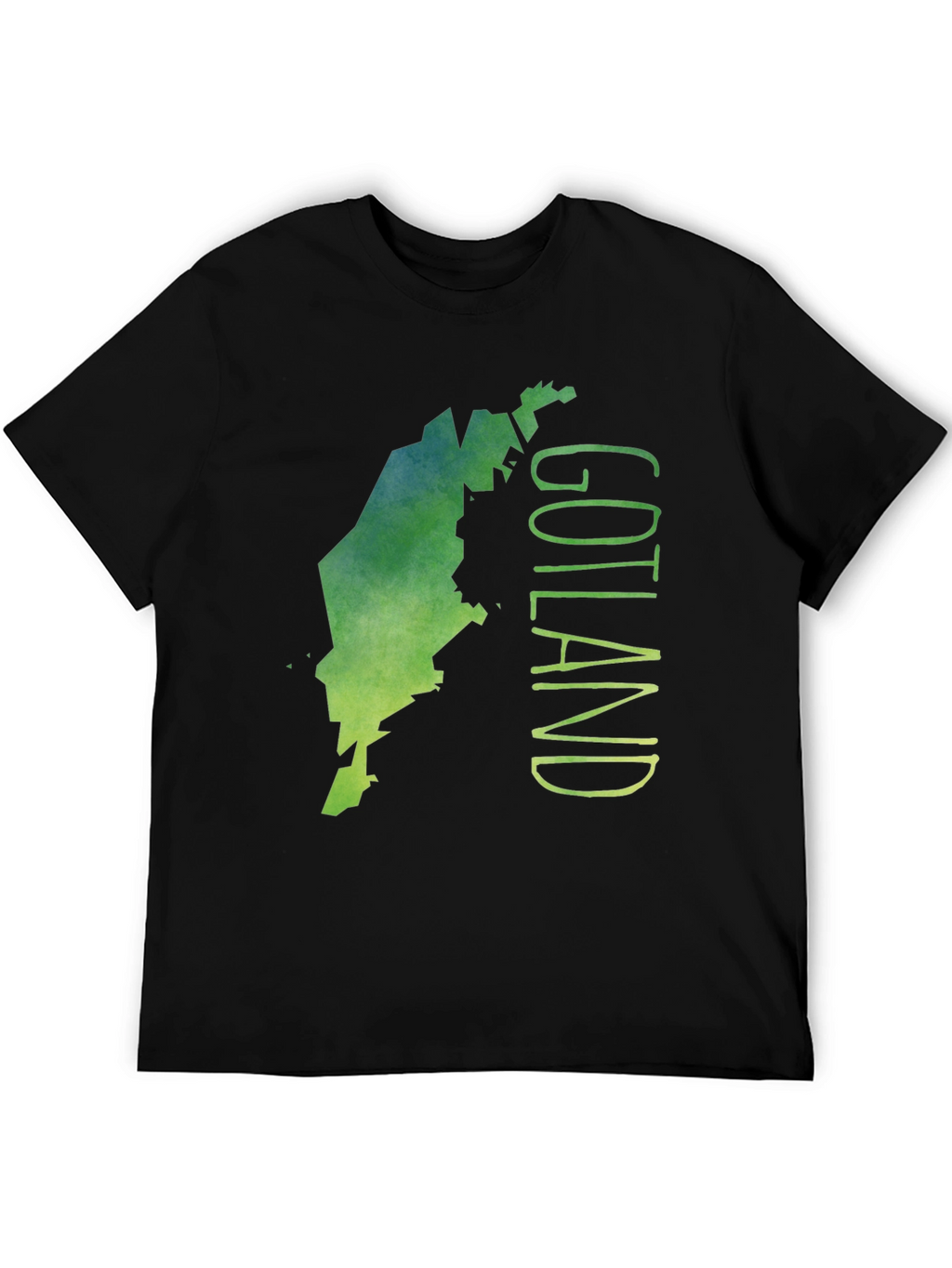 Gotland Map Graphic Tee - Unique Island Design
