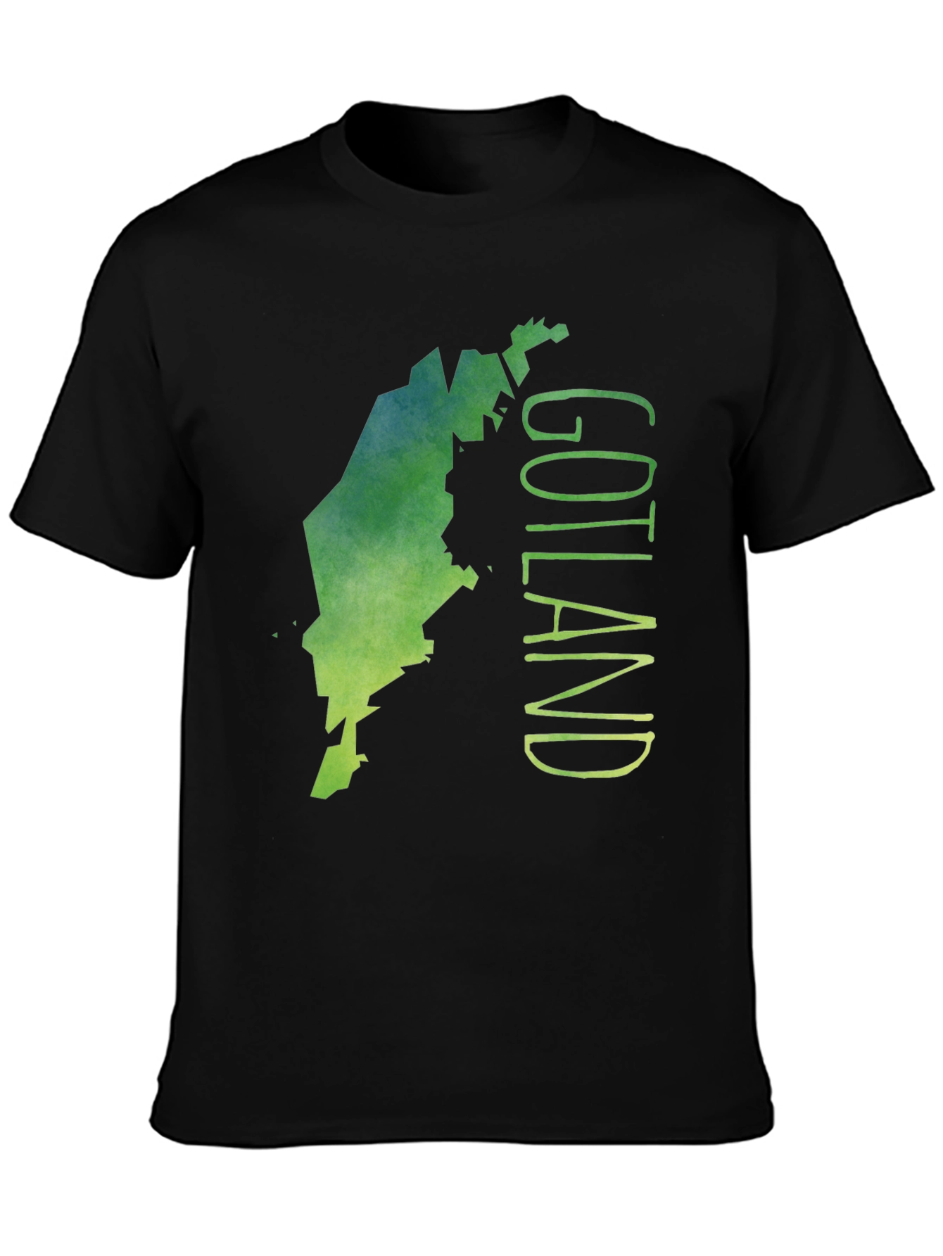 Gotland Map Graphic Tee - Unique Island Design