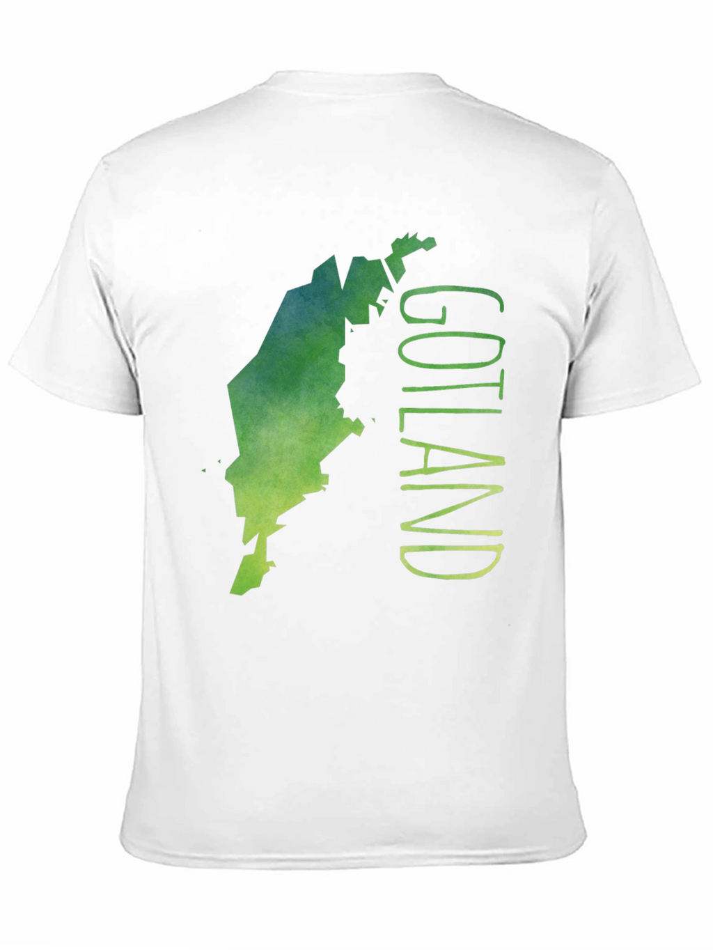 Gotland Map Graphic Tee - Unique Island Design