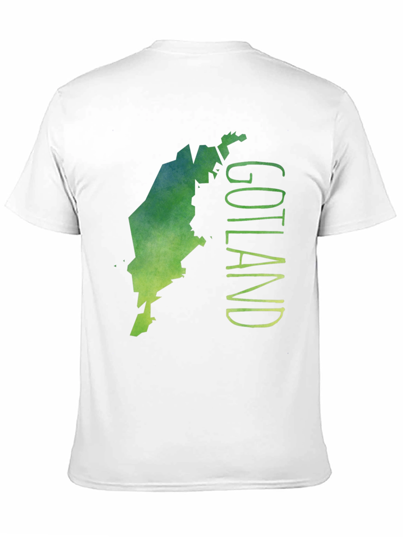 Gotland Map Graphic Tee - Unique Island Design