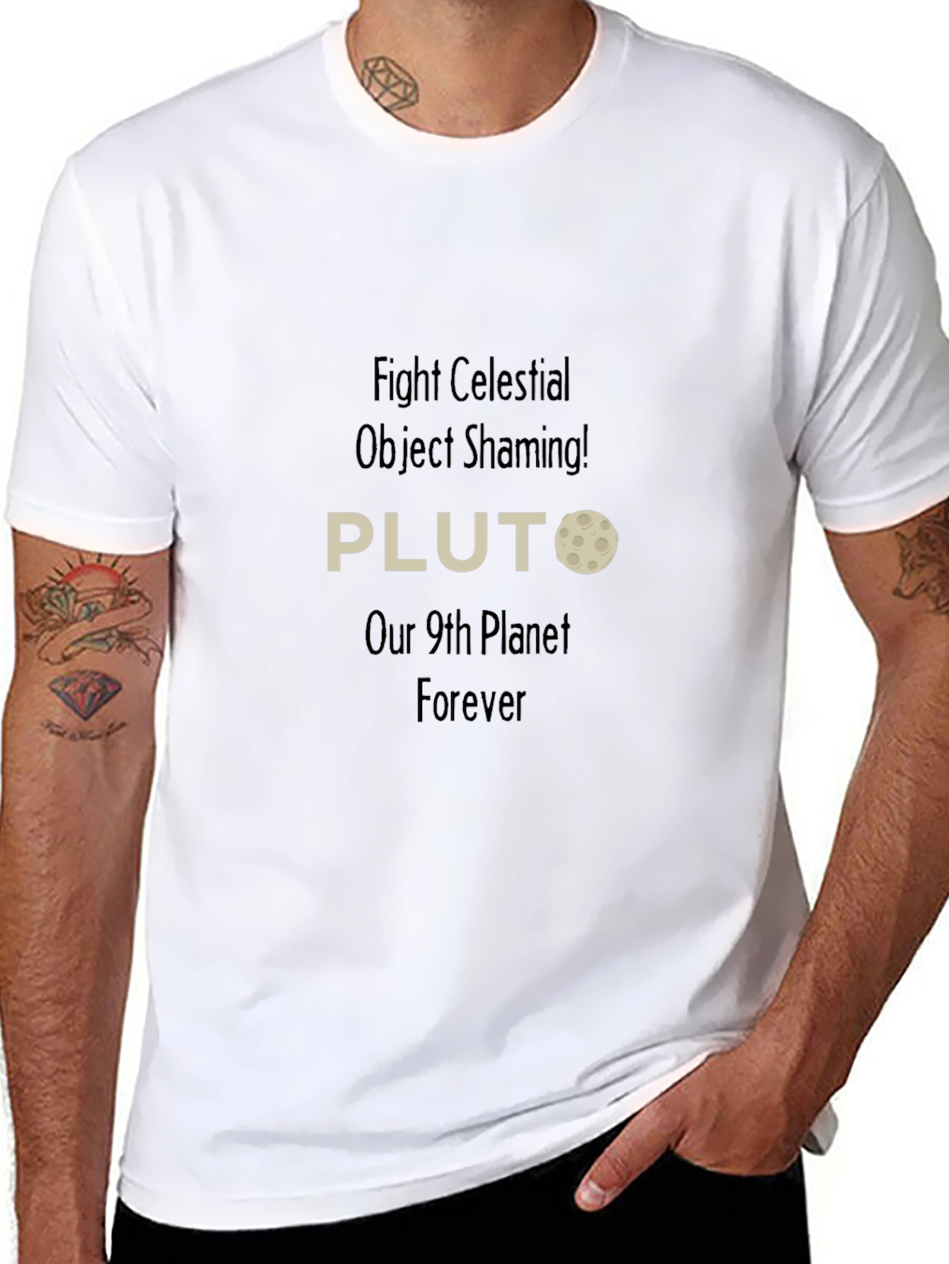 Pluto 9th Planet T-Shirt - Fight Celestial Object Shaming!