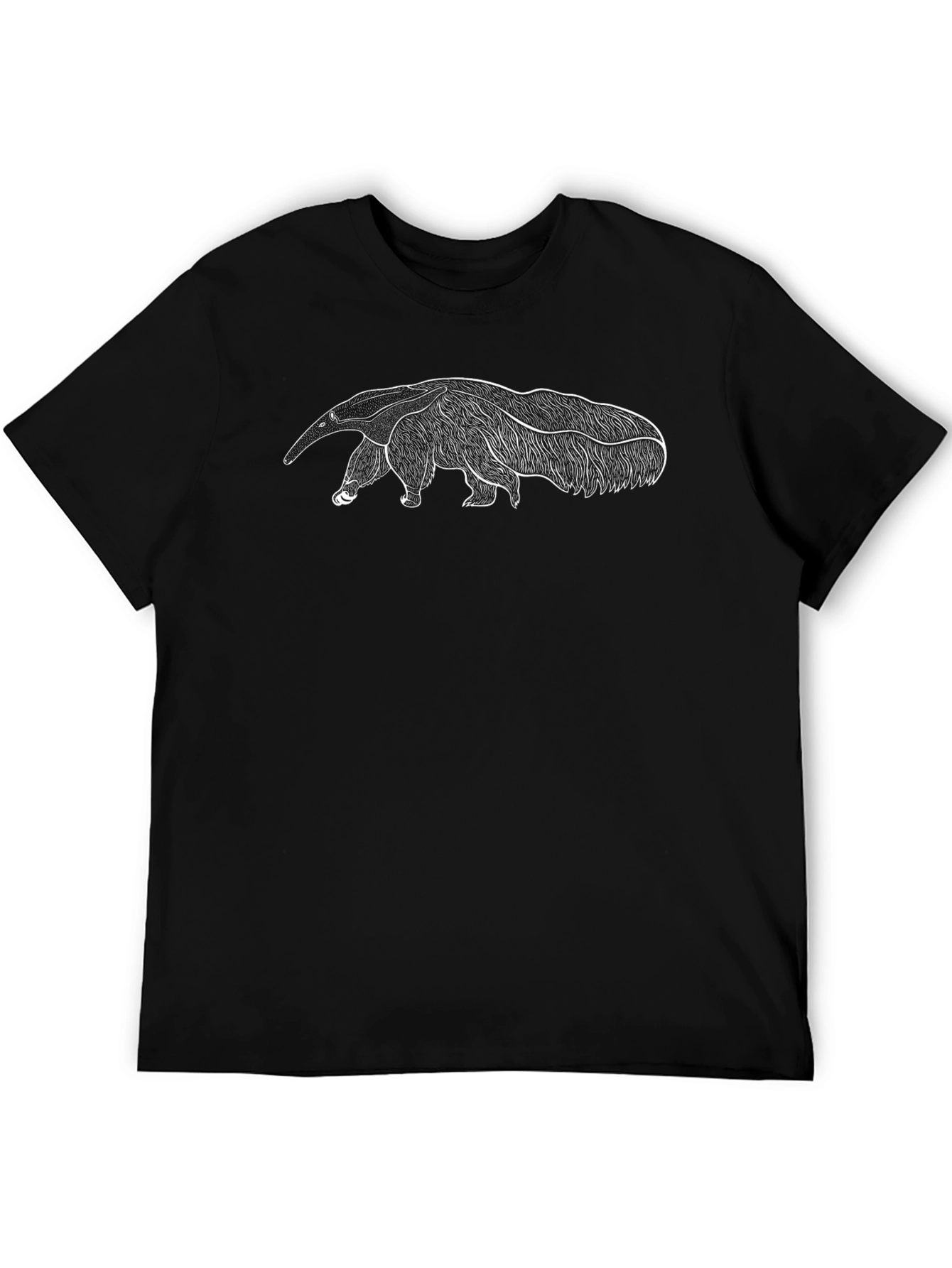 Anteater Graphic Tee - Black Cotton T-Shirt