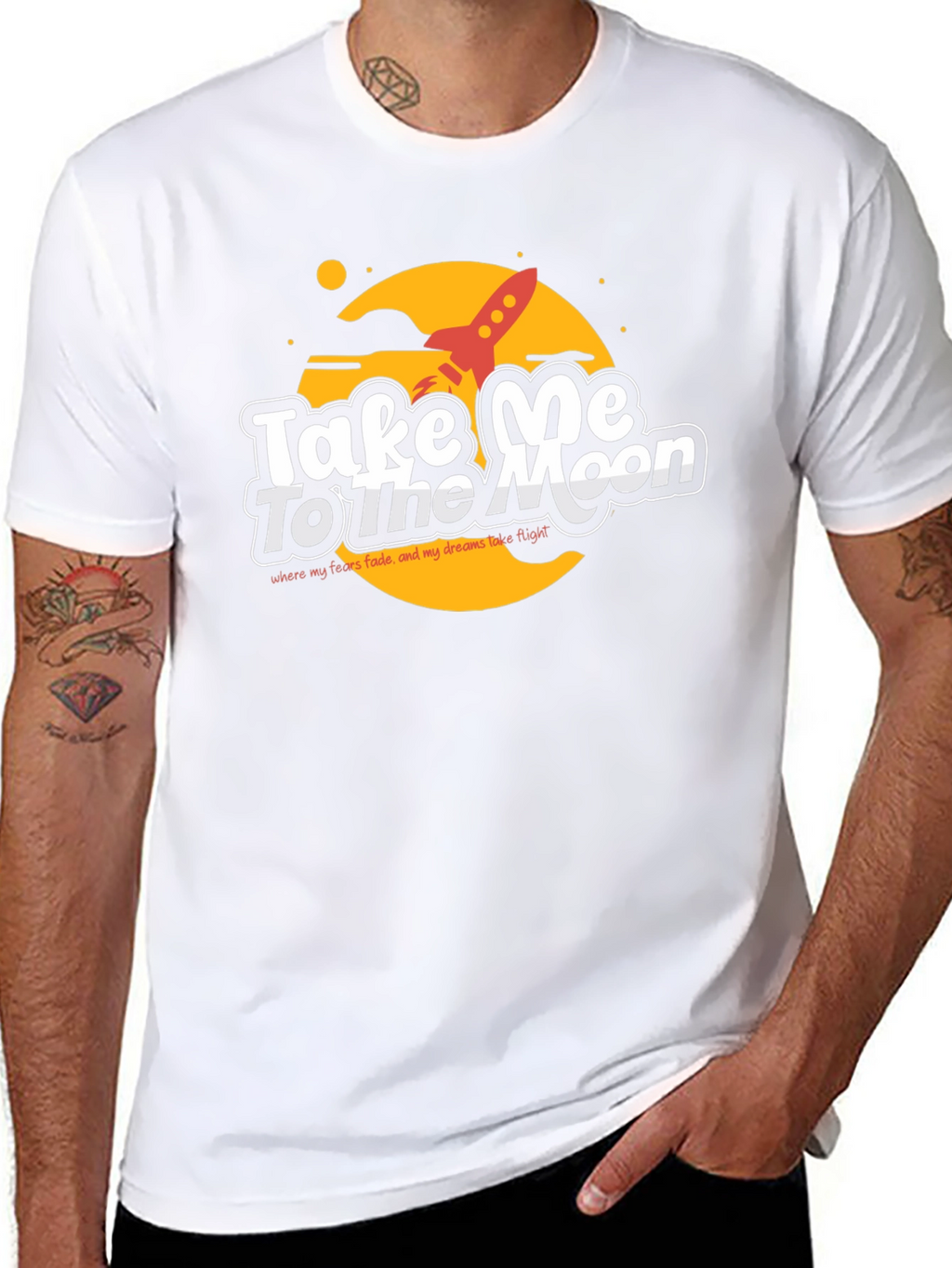 Take Me To The Moon Graphic T-Shirt