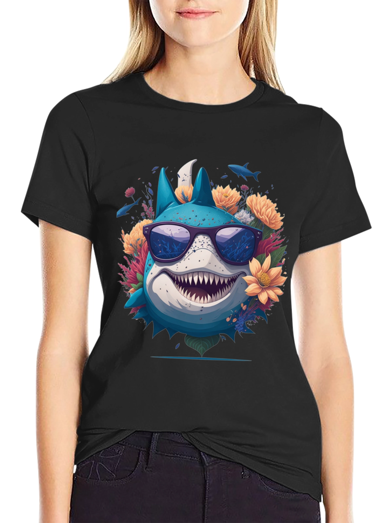 Cool Shark in Sunglasses T-Shirt