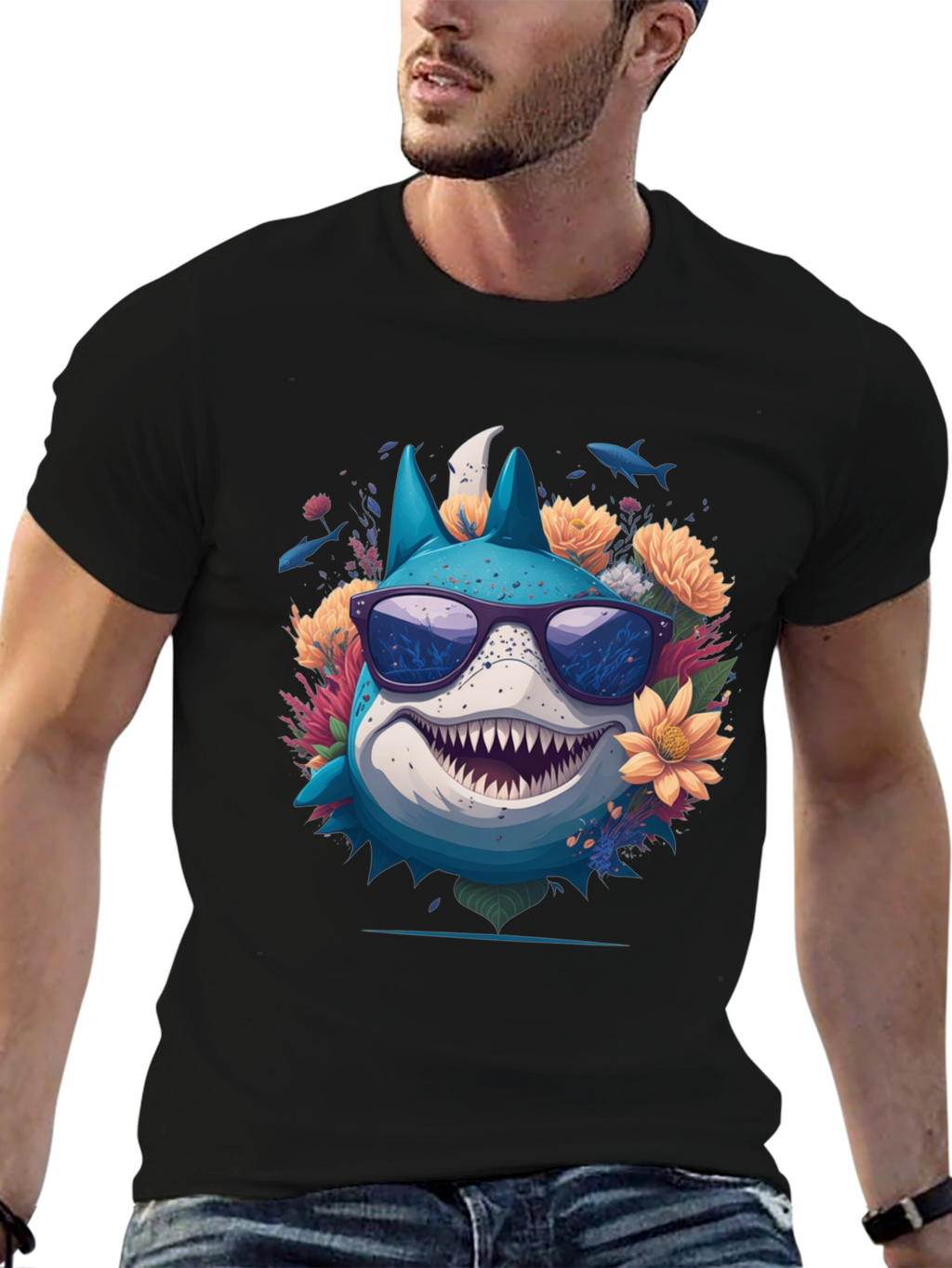 Cool Shark in Sunglasses T-Shirt