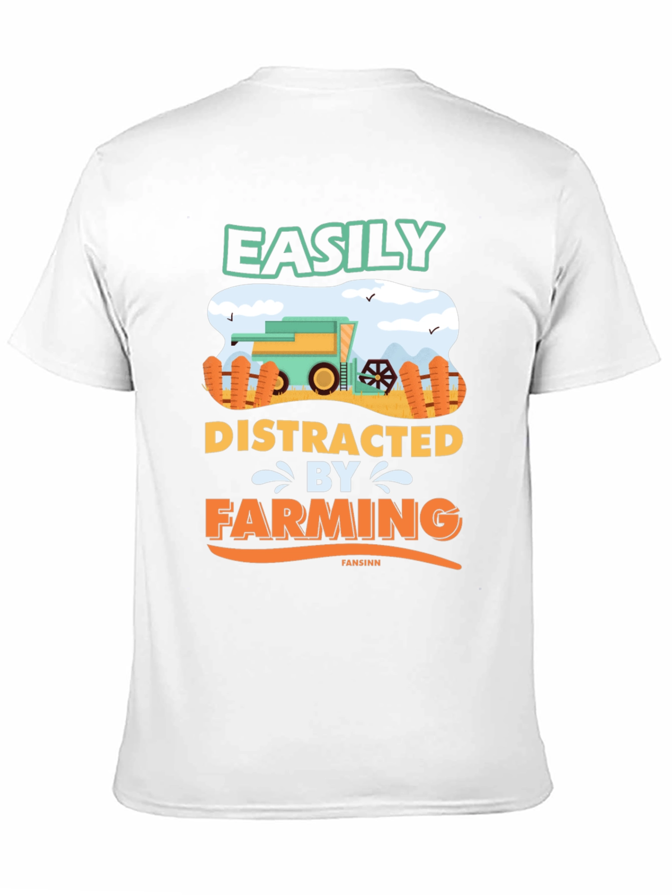 Easily Distracted By Farming T-Shirt