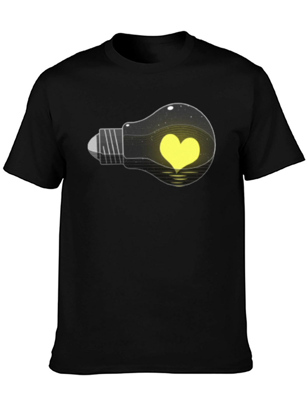 Heart Lightbulb T-Shirt - Express Your Love