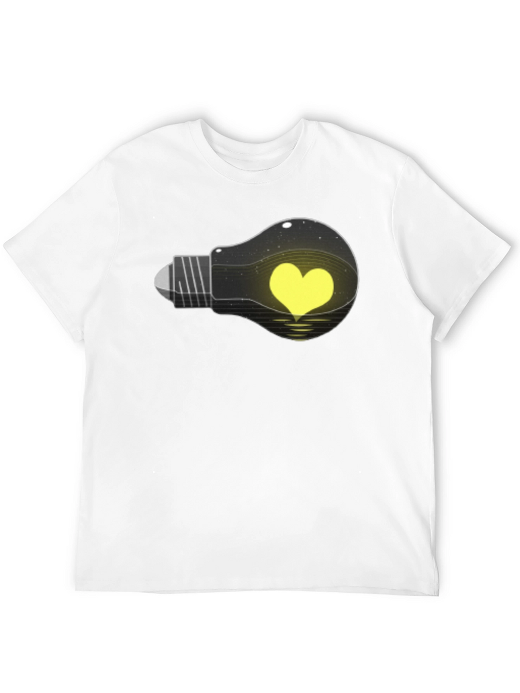 Heart Lightbulb T-Shirt - Express Your Love