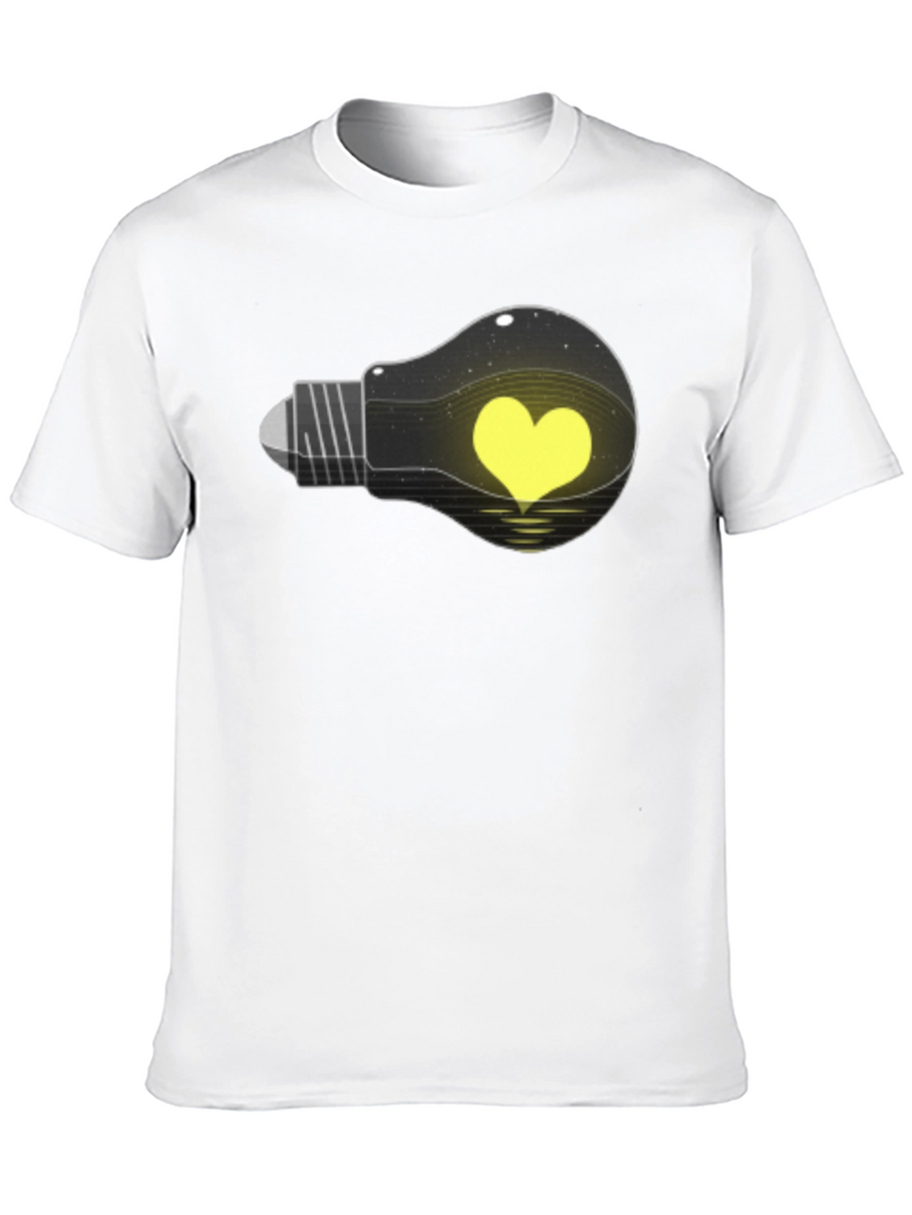 Heart Lightbulb T-Shirt - Express Your Love