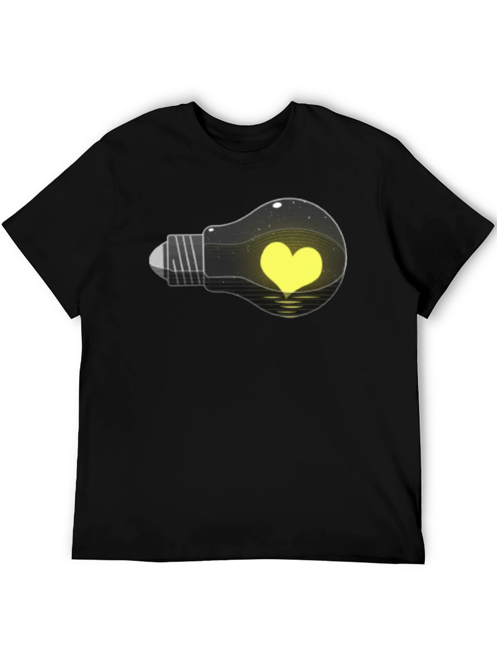 Heart Lightbulb T-Shirt - Express Your Love