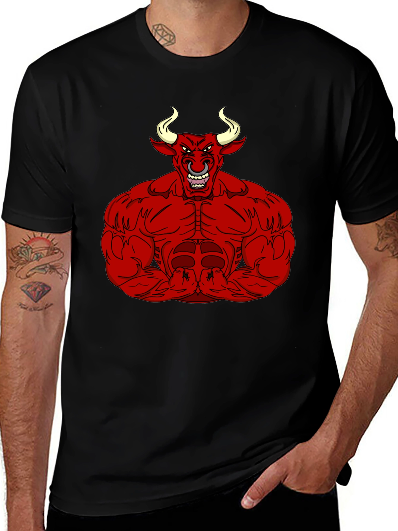 Red Bull Graphic Black T-Shirt - Mens Fashion Tee