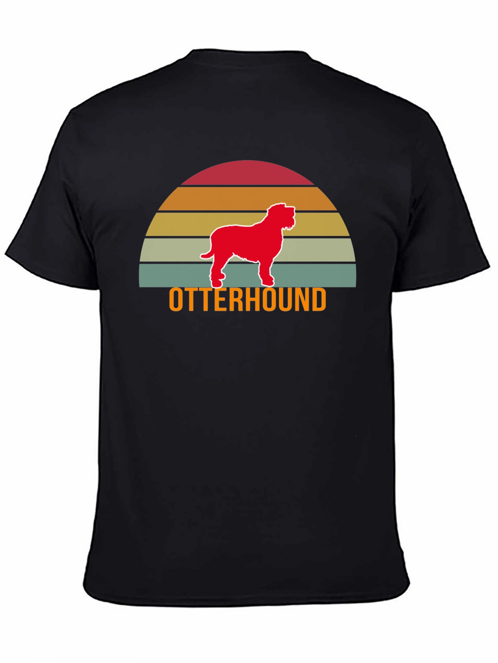 Otterhound Sunset Graphic T-Shirt
