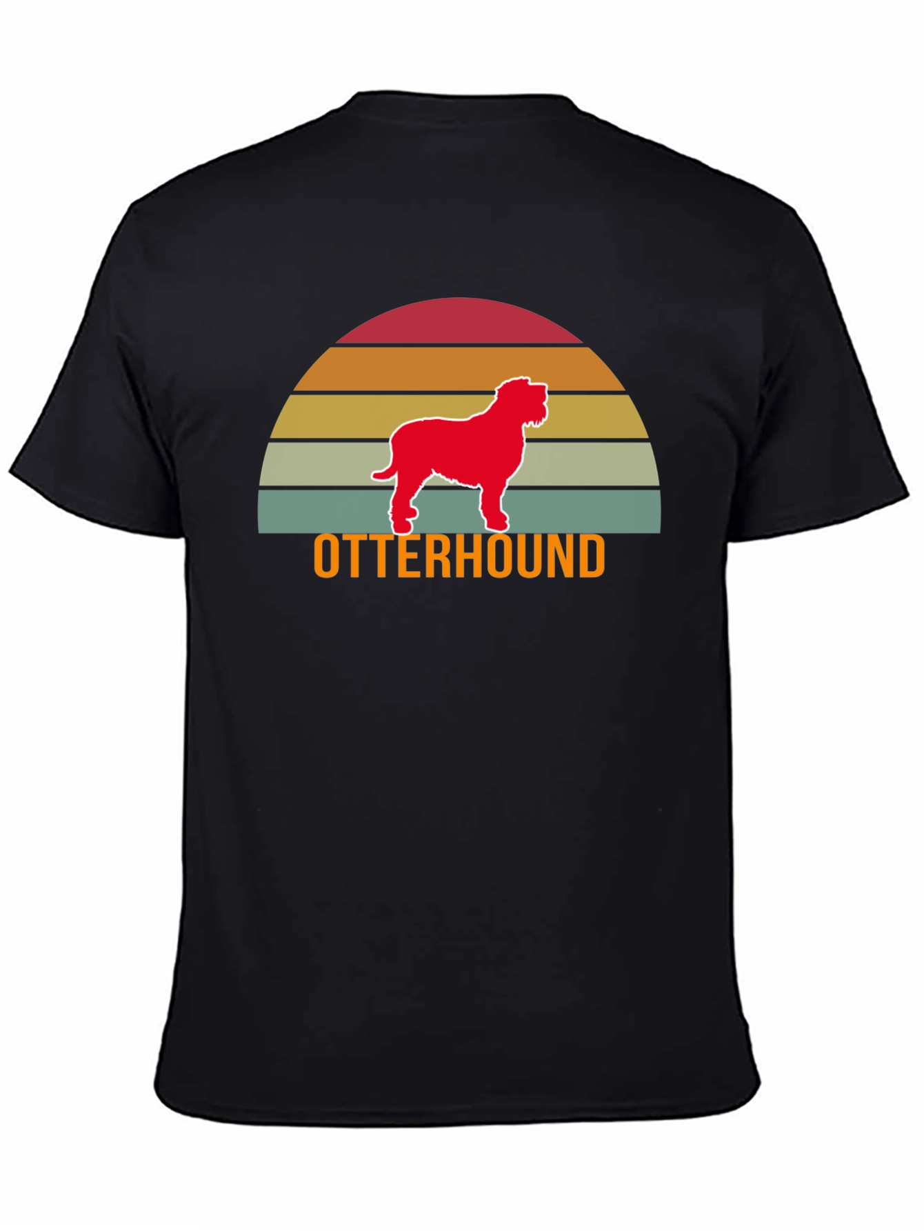 Otterhound Sunset Graphic T-Shirt