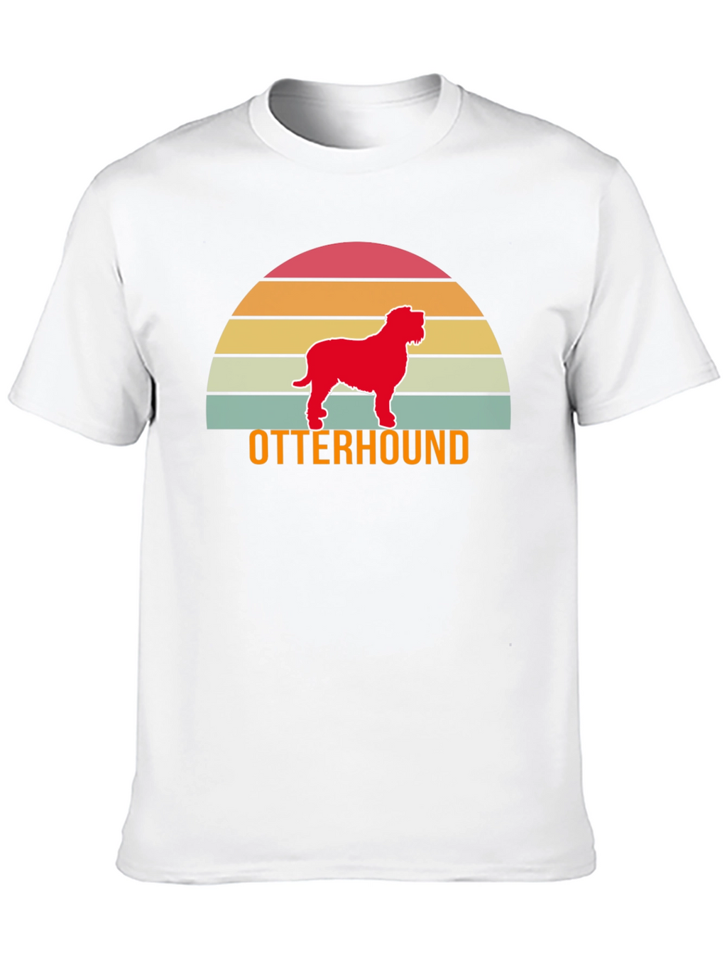 Otterhound Sunset Graphic T-Shirt