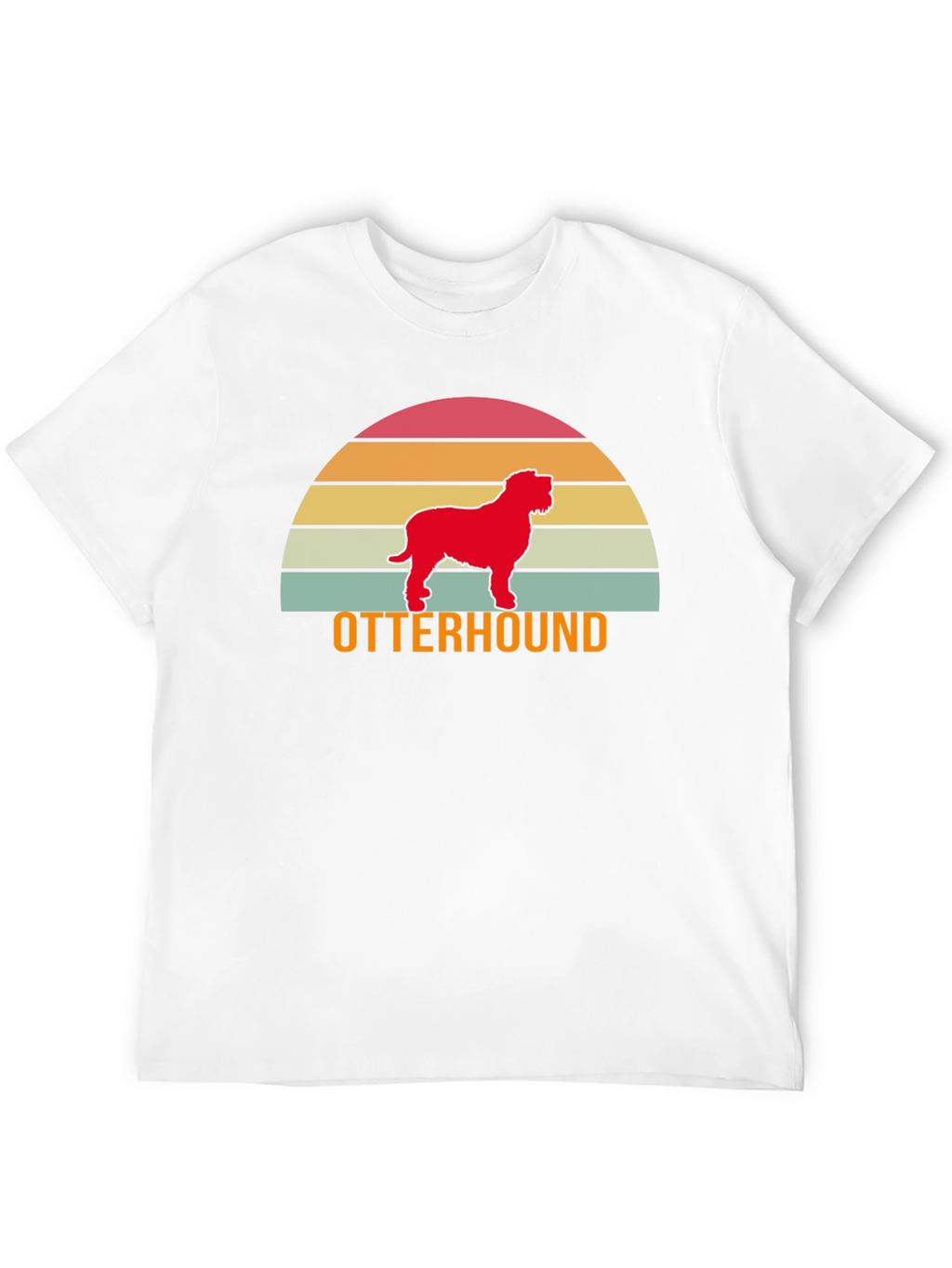 Otterhound Sunset Graphic T-Shirt