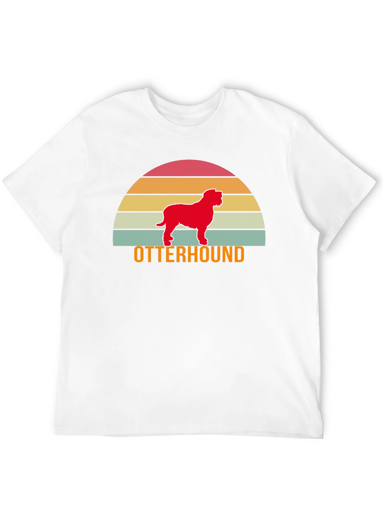 Otterhound Sunset Graphic T-Shirt