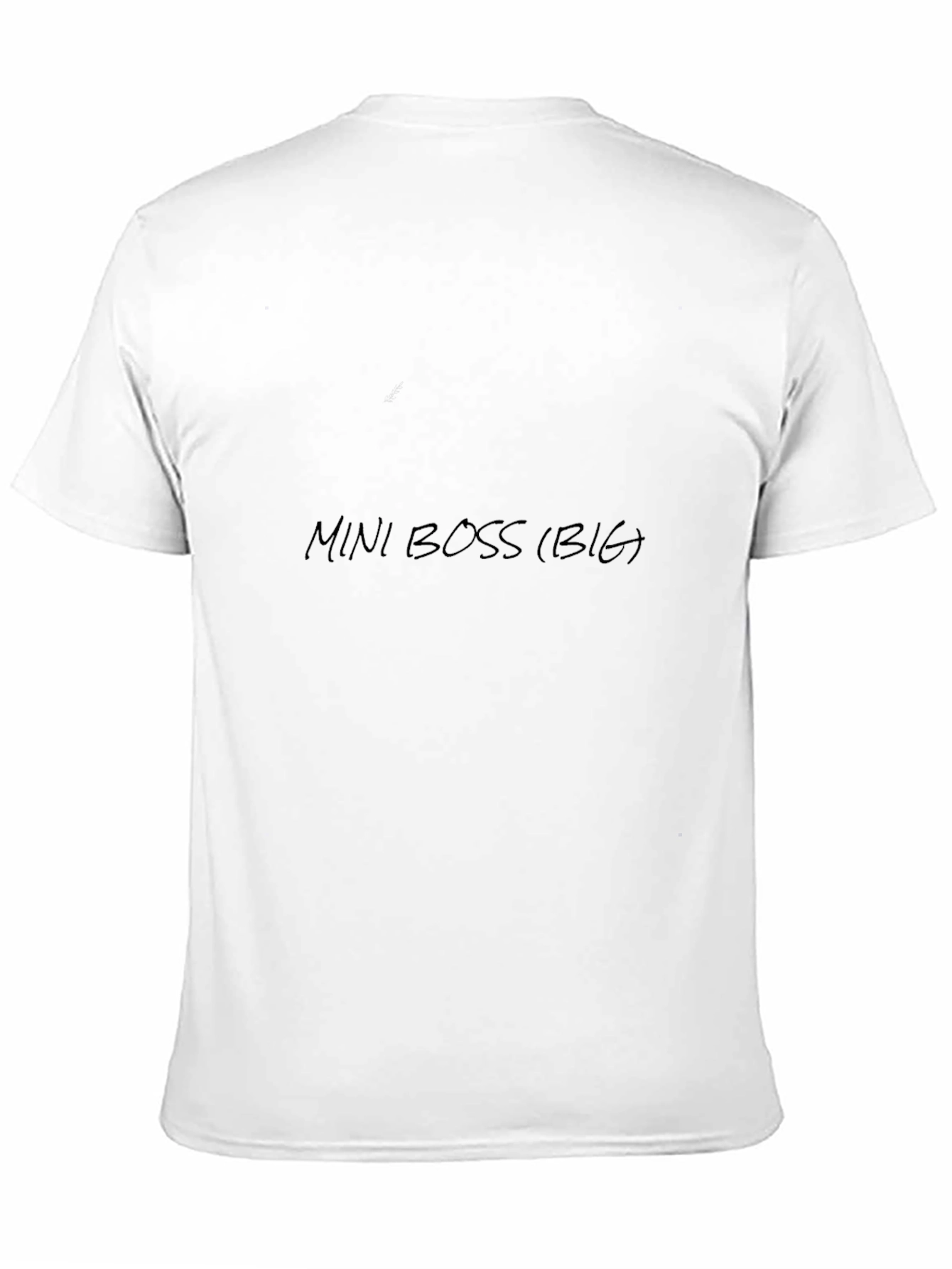 Mens Black Mini Boss (Big) Graphic T-Shirt