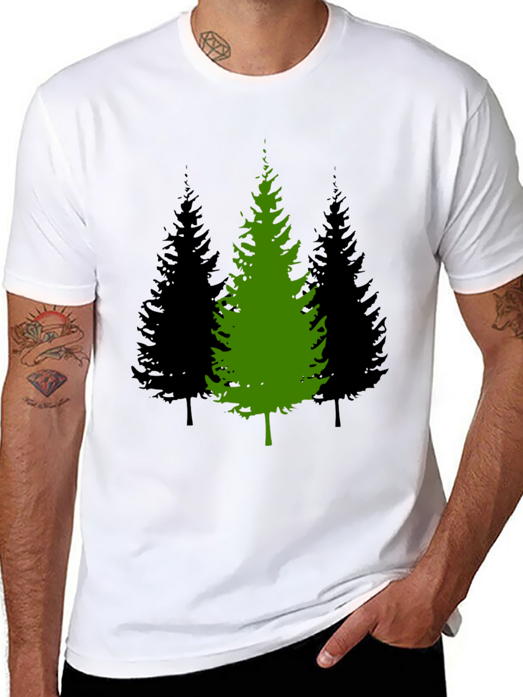 Nature Scene Mens Graphic T-Shirt