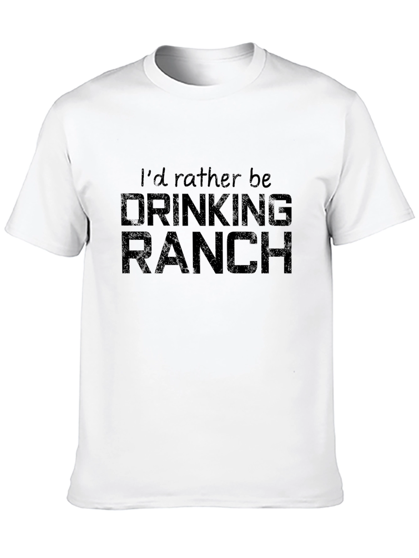 Id Rather Be Drinking Ranch Graphic T-Shirt