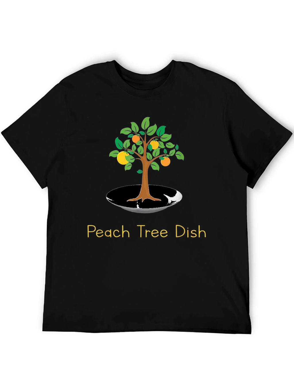 Peach Tree Dish T-Shirt - Unique Graphic Tee