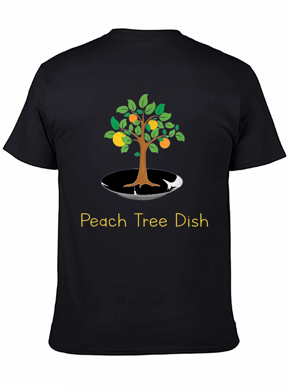 Peach Tree Dish T-Shirt - Unique Graphic Tee