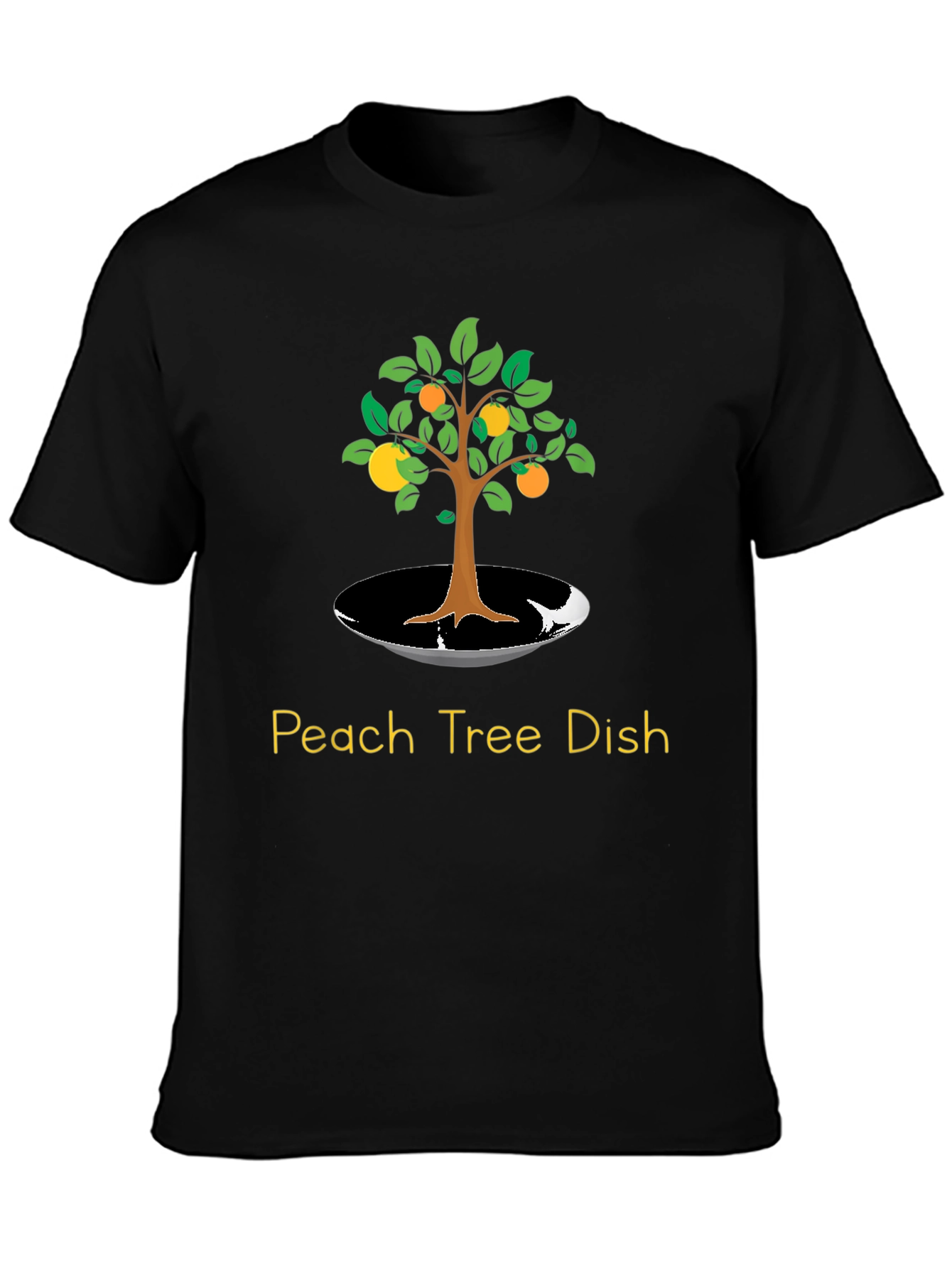 Peach Tree Dish T-Shirt - Unique Graphic Tee
