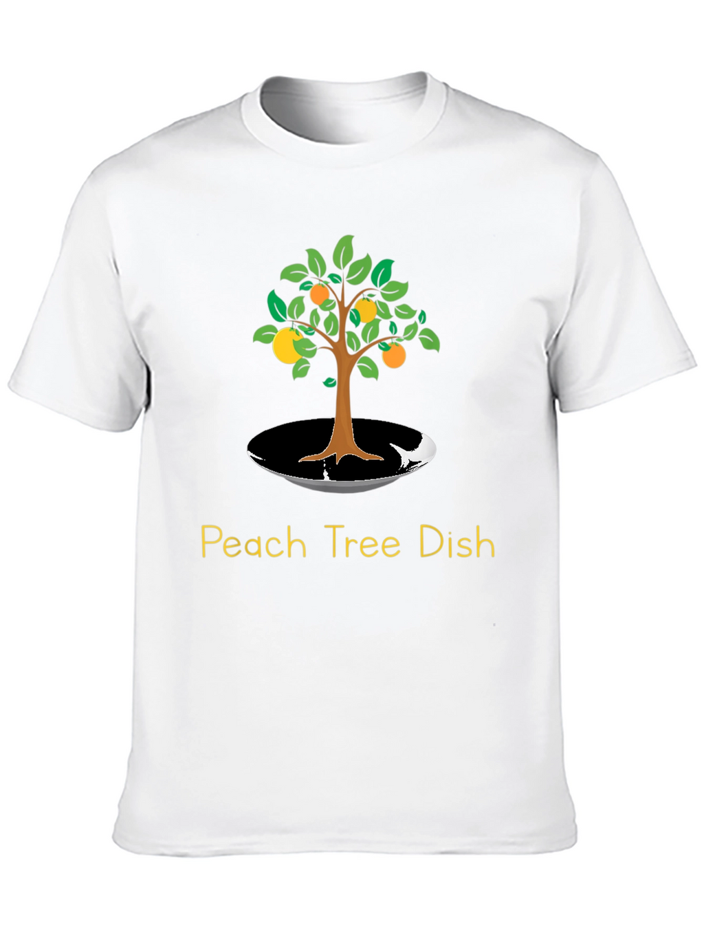 Peach Tree Dish T-Shirt - Unique Graphic Tee