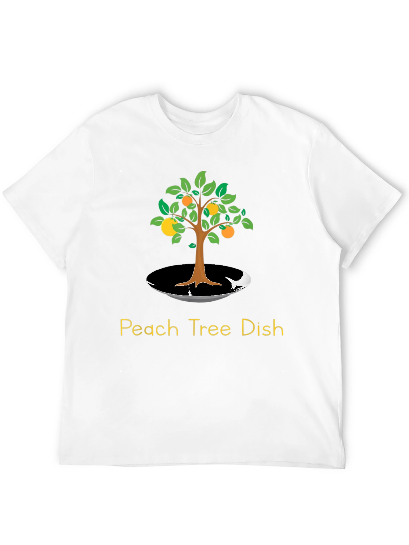 Peach Tree Dish T-Shirt - Unique Graphic Tee