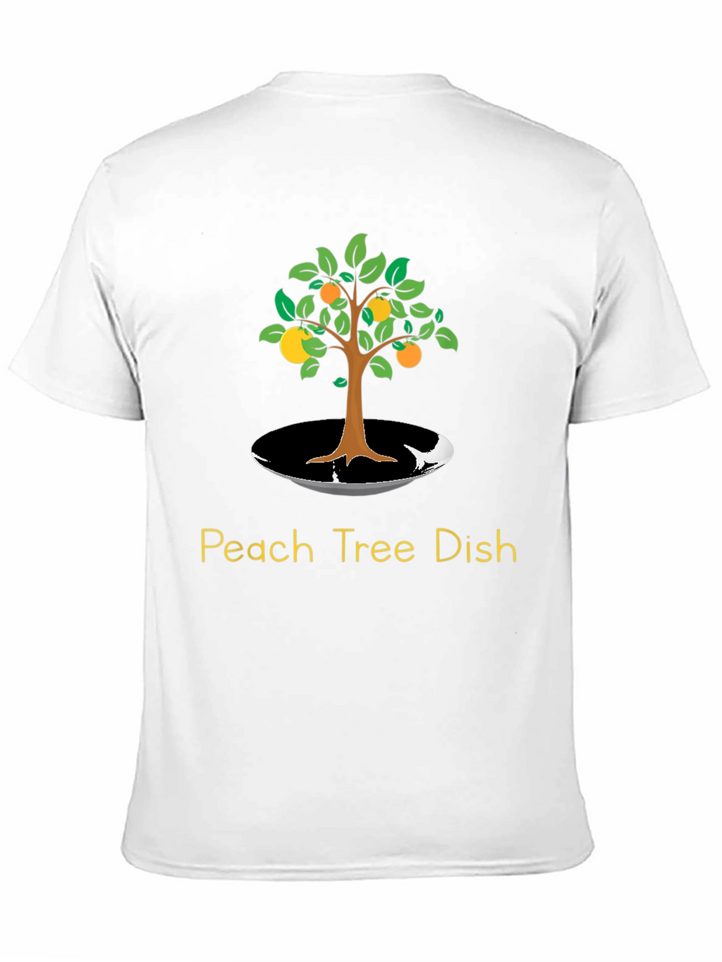 Peach Tree Dish T-Shirt - Unique Graphic Tee