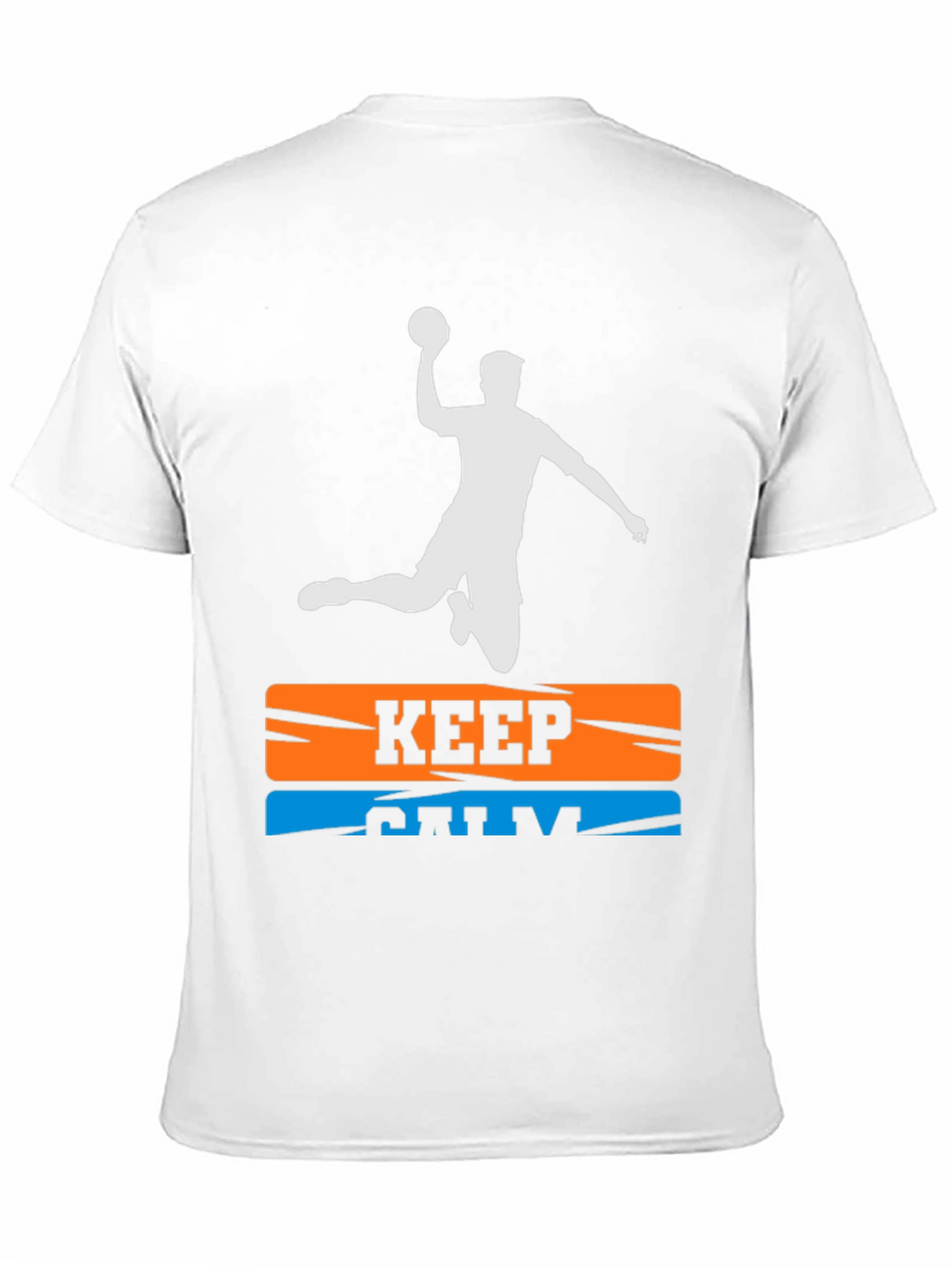 Keep Calm Handball T-Shirt - Player Silhouette Graphic Tee