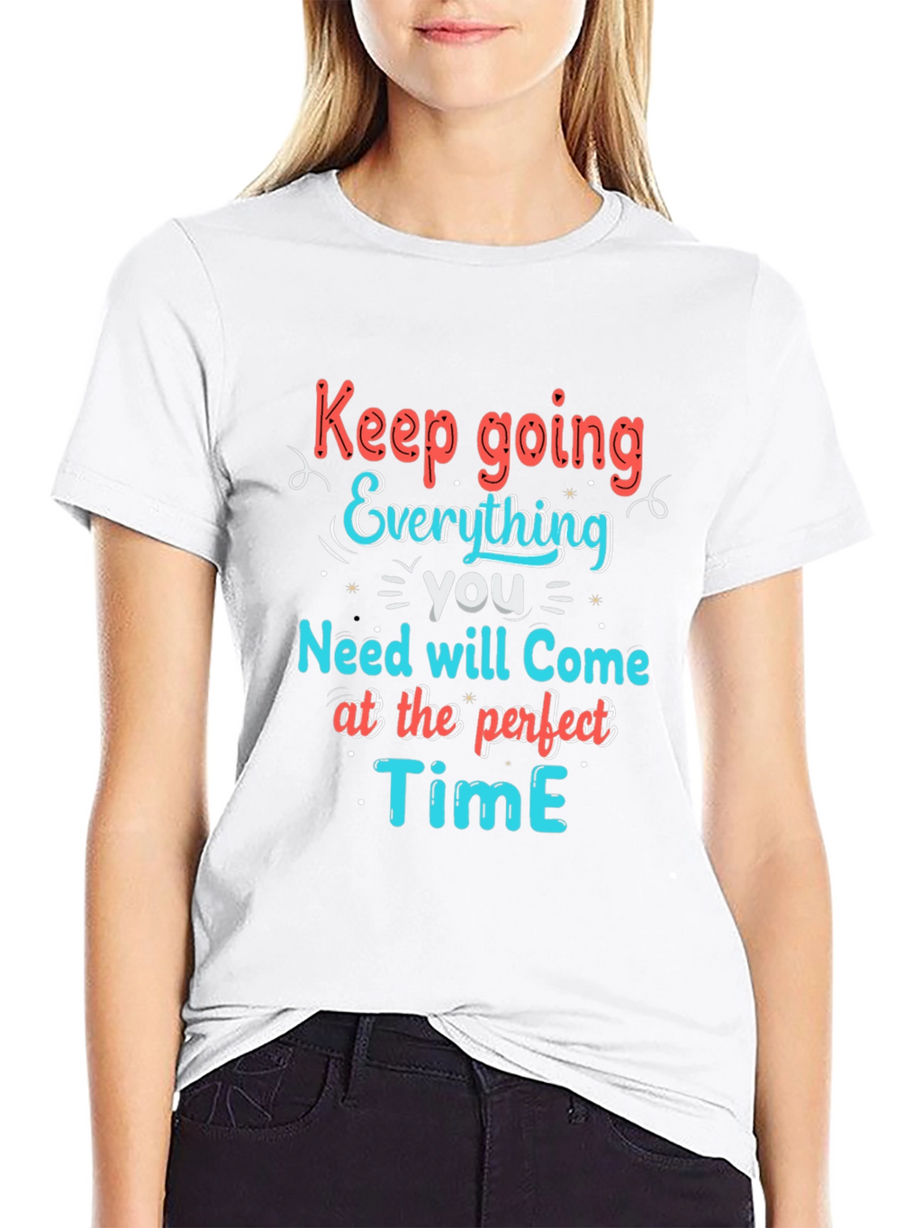 Inspirational Graphic T-Shirt - Keep Going