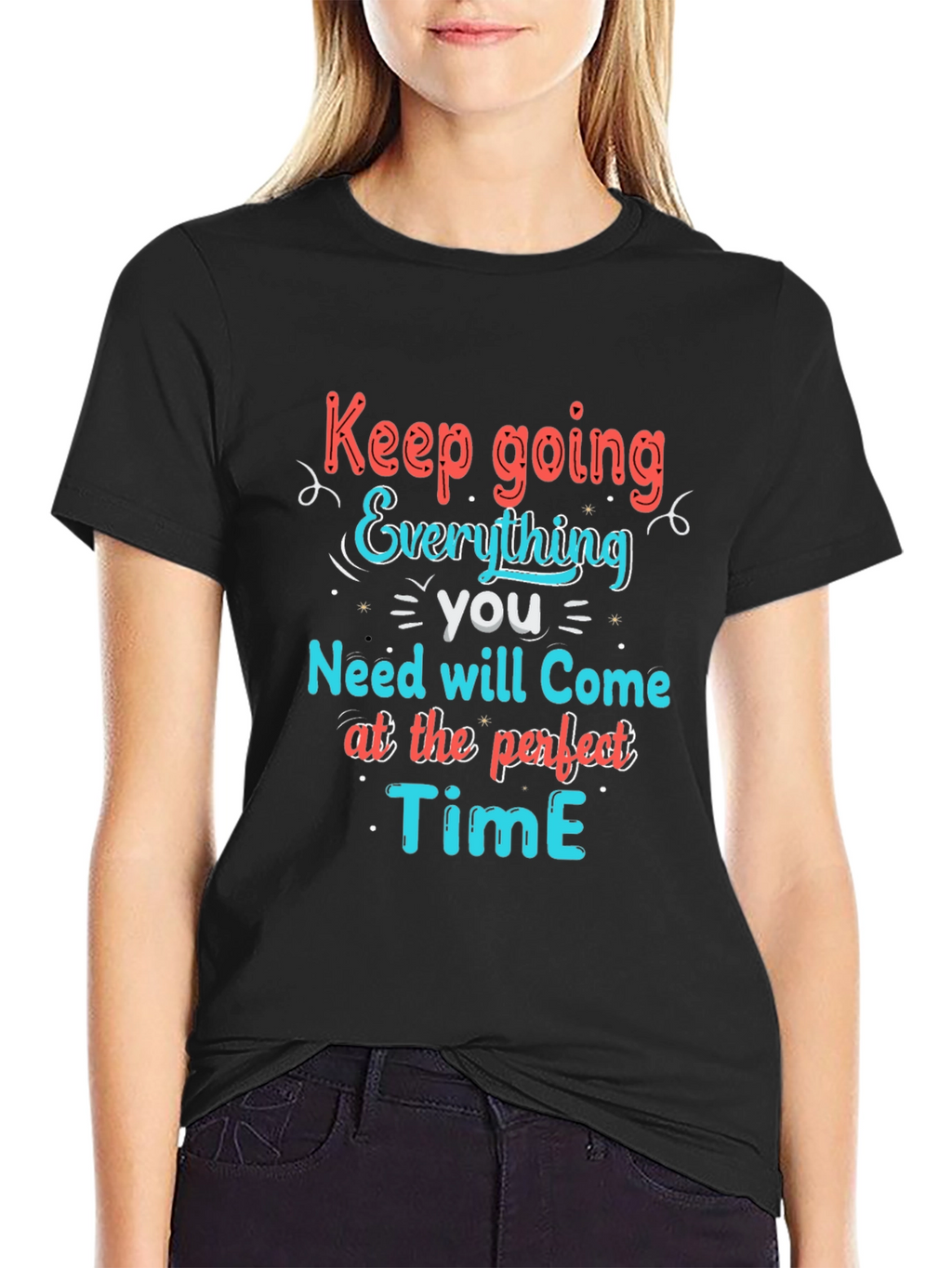 Inspirational Graphic T-Shirt - Keep Going