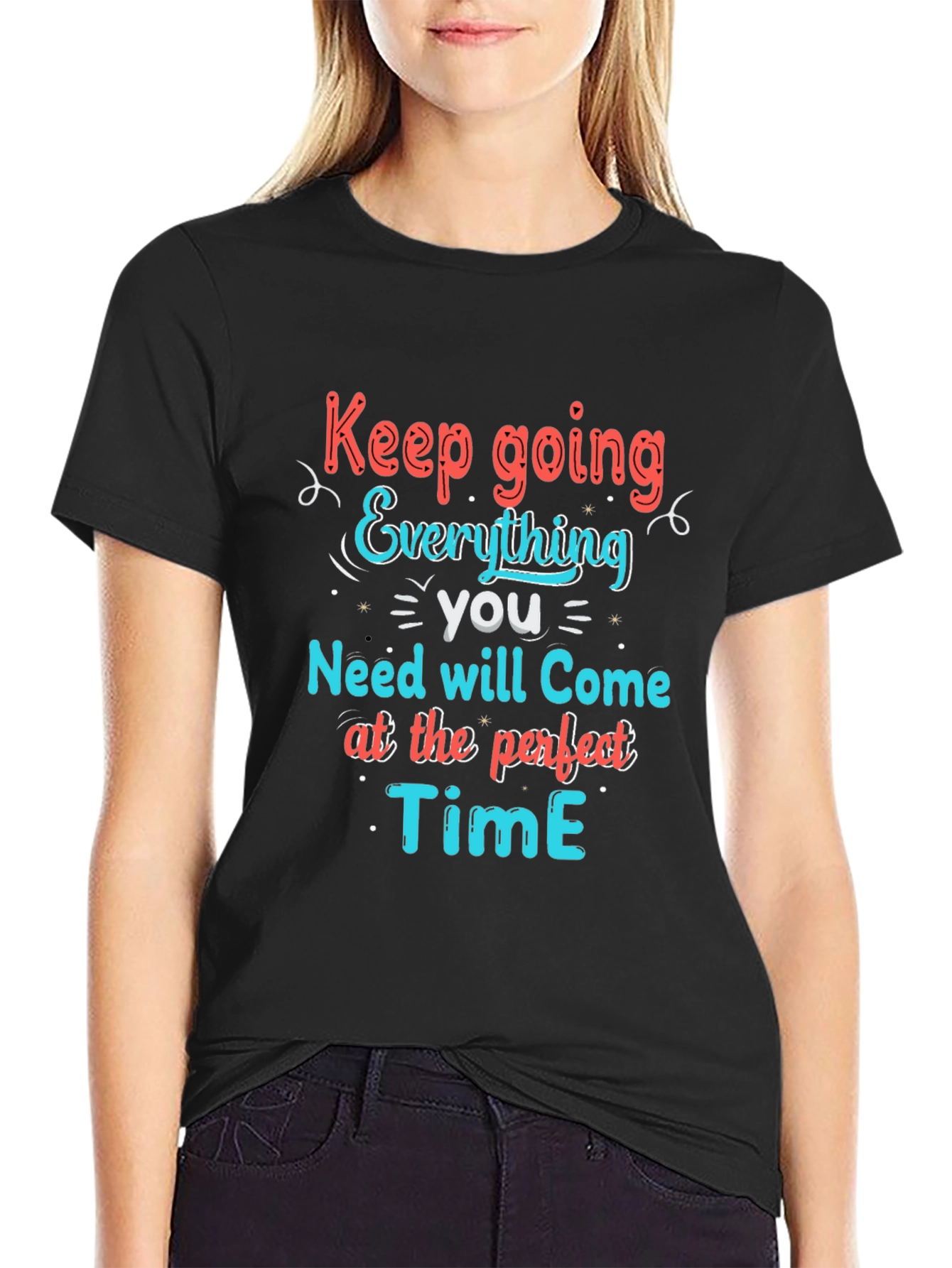 Inspirational Graphic T-Shirt - Keep Going