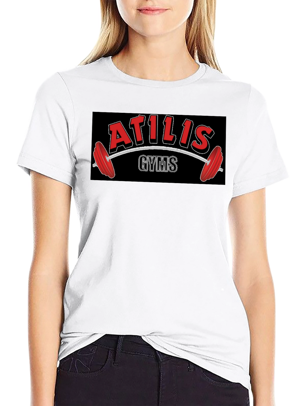 Atilis Gyms Black T-Shirt - Weightlifting Apparel