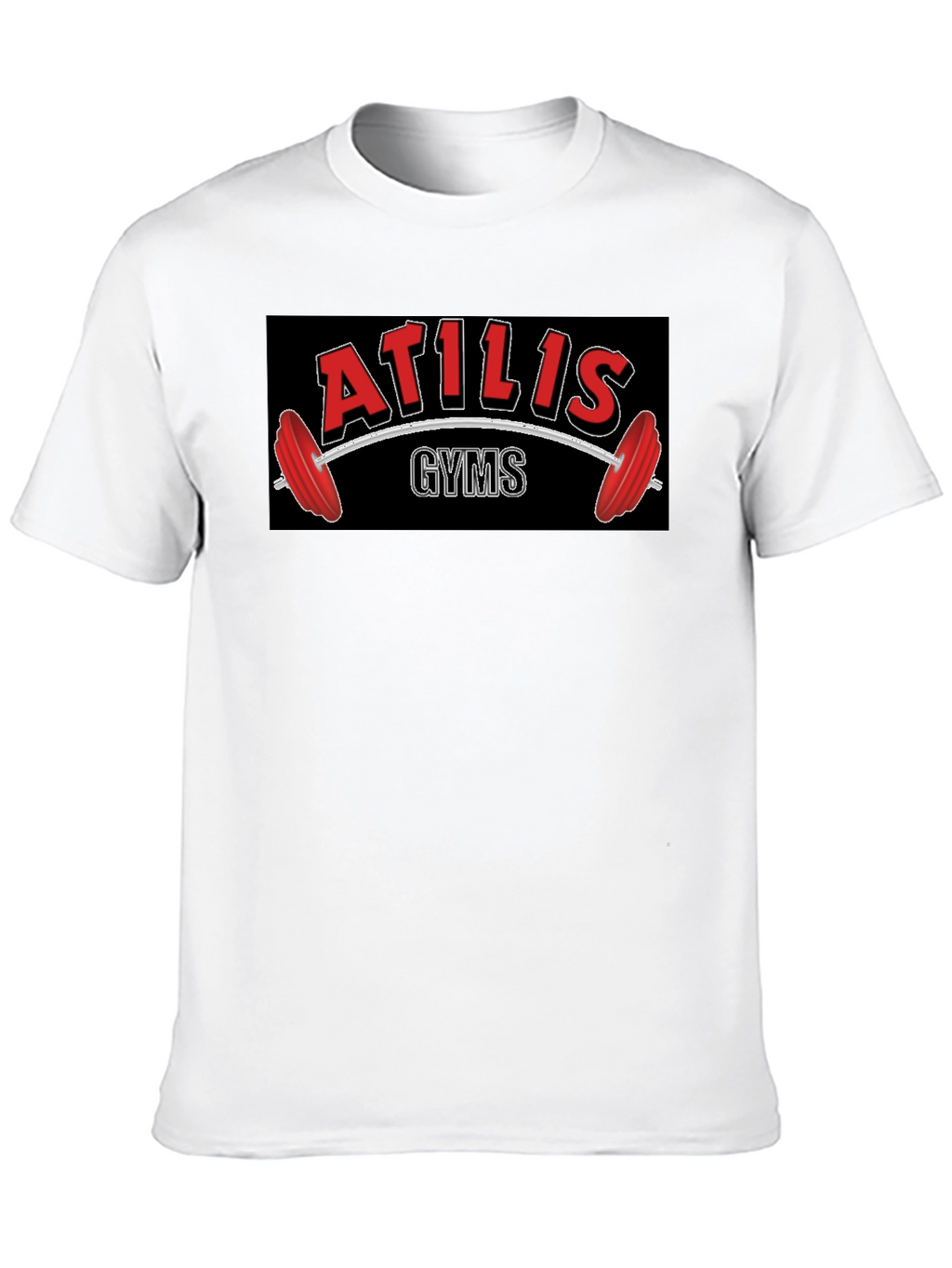 Atilis Gyms Black T-Shirt - Weightlifting Apparel