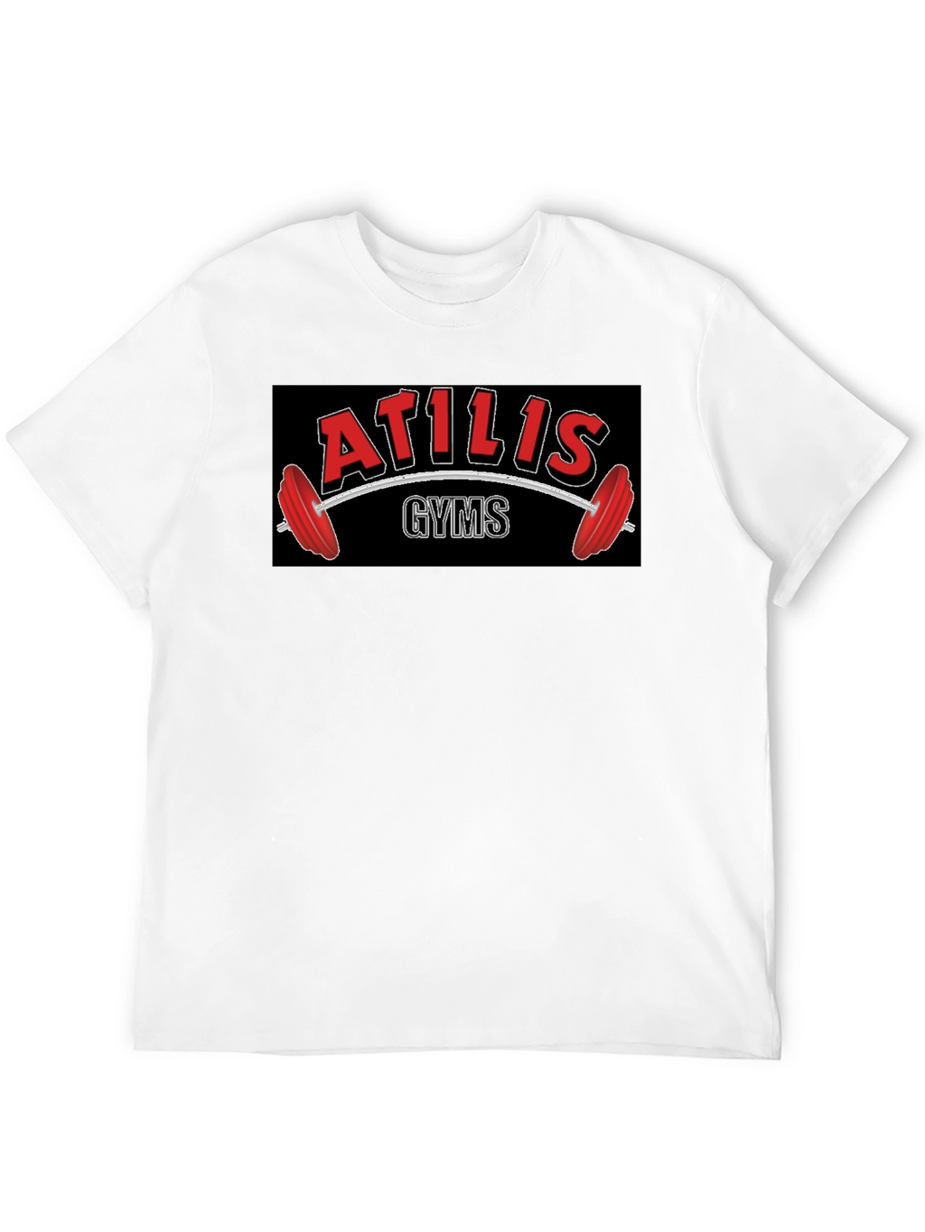 Atilis Gyms Black T-Shirt - Weightlifting Apparel