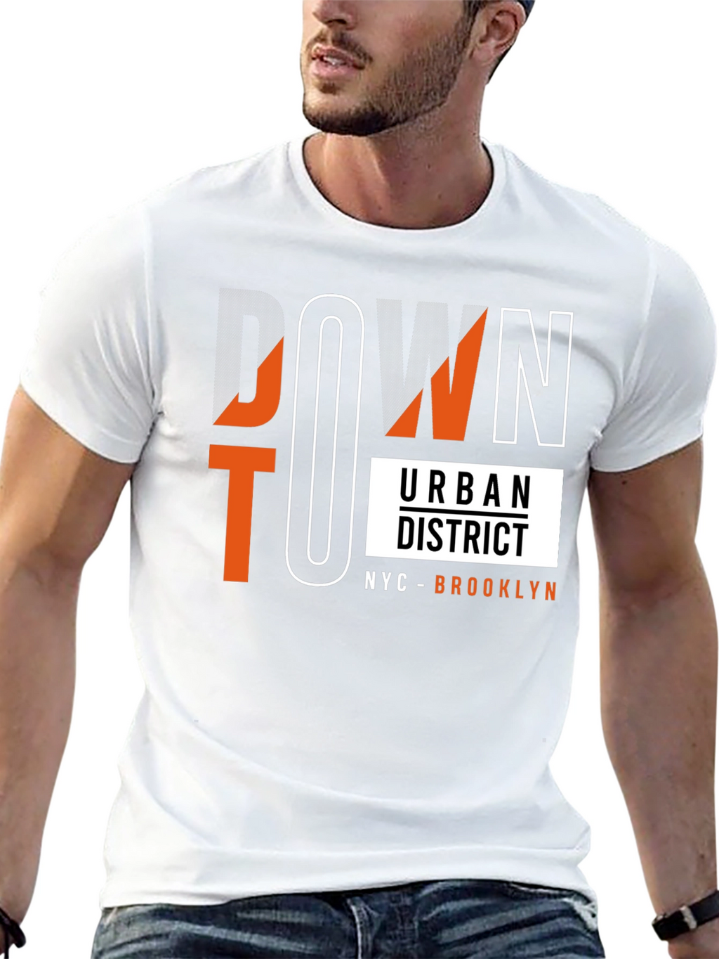 Downtown Urban District Graphic Tee - NYC Brooklyn