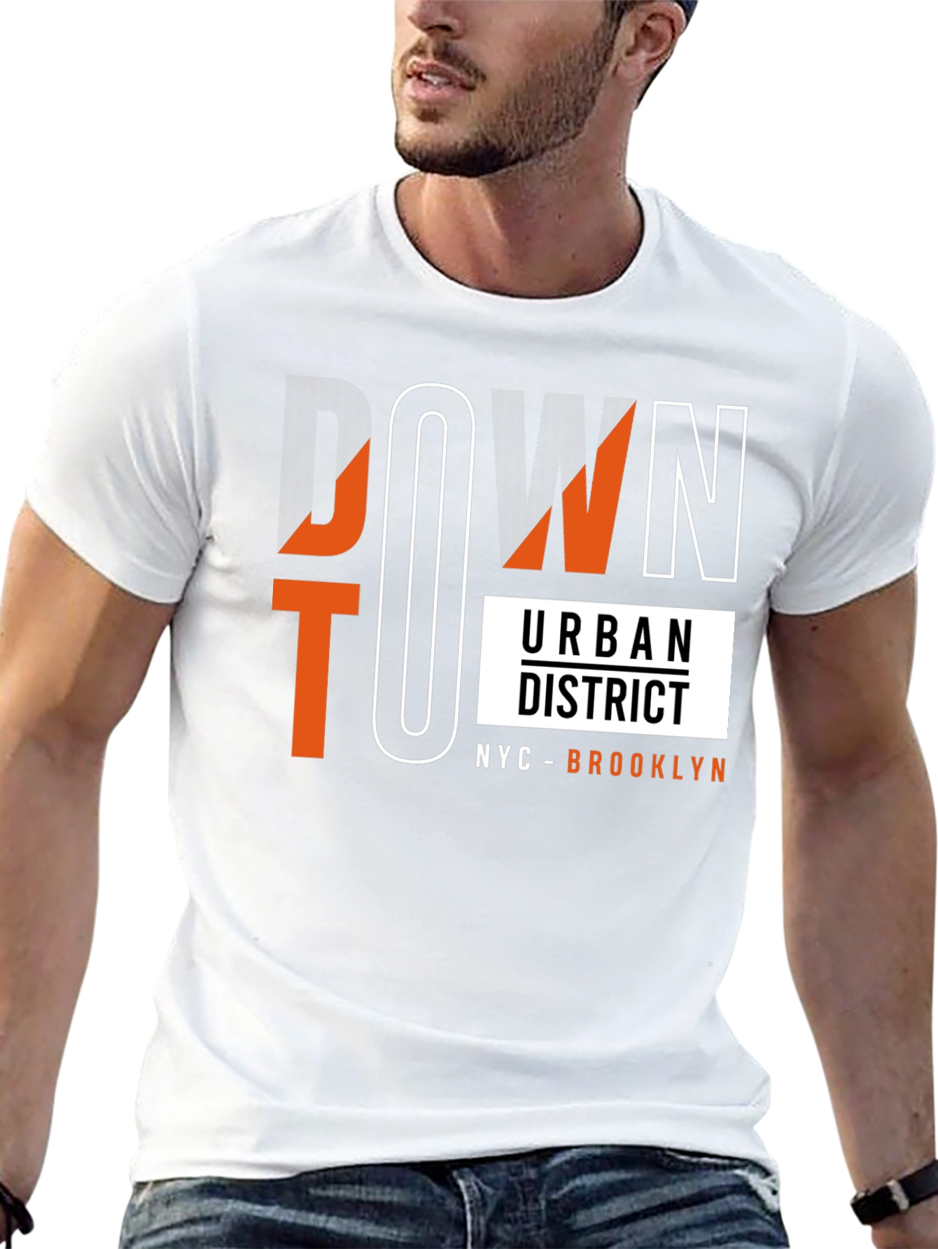 Downtown Urban District Graphic Tee - NYC Brooklyn