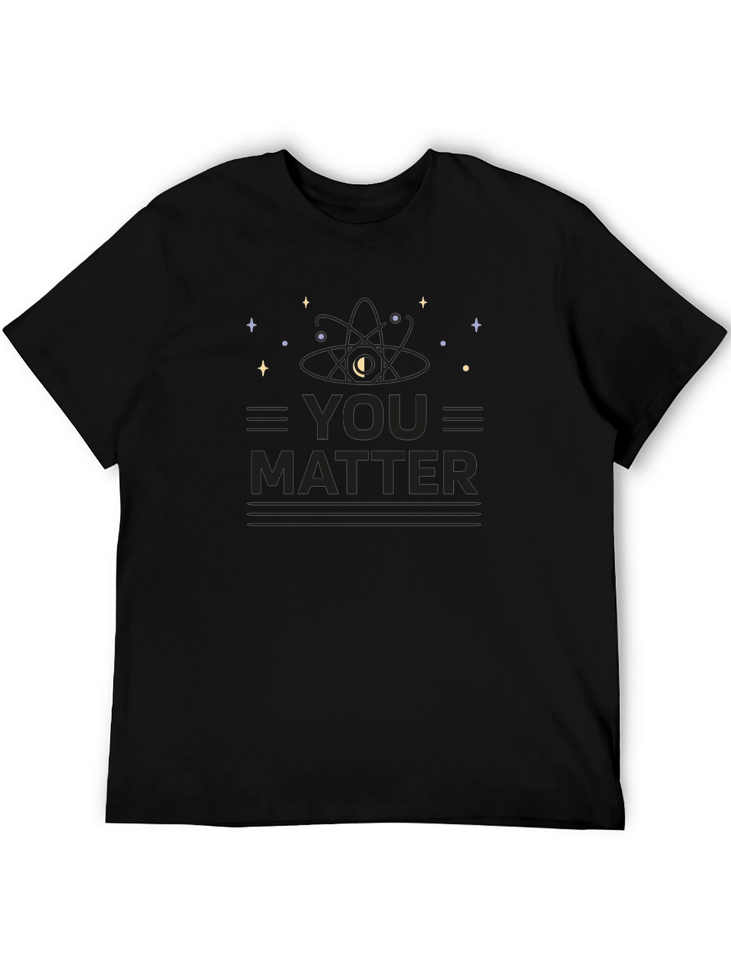 You Matter Science T-Shirt - Black Cotton Blend