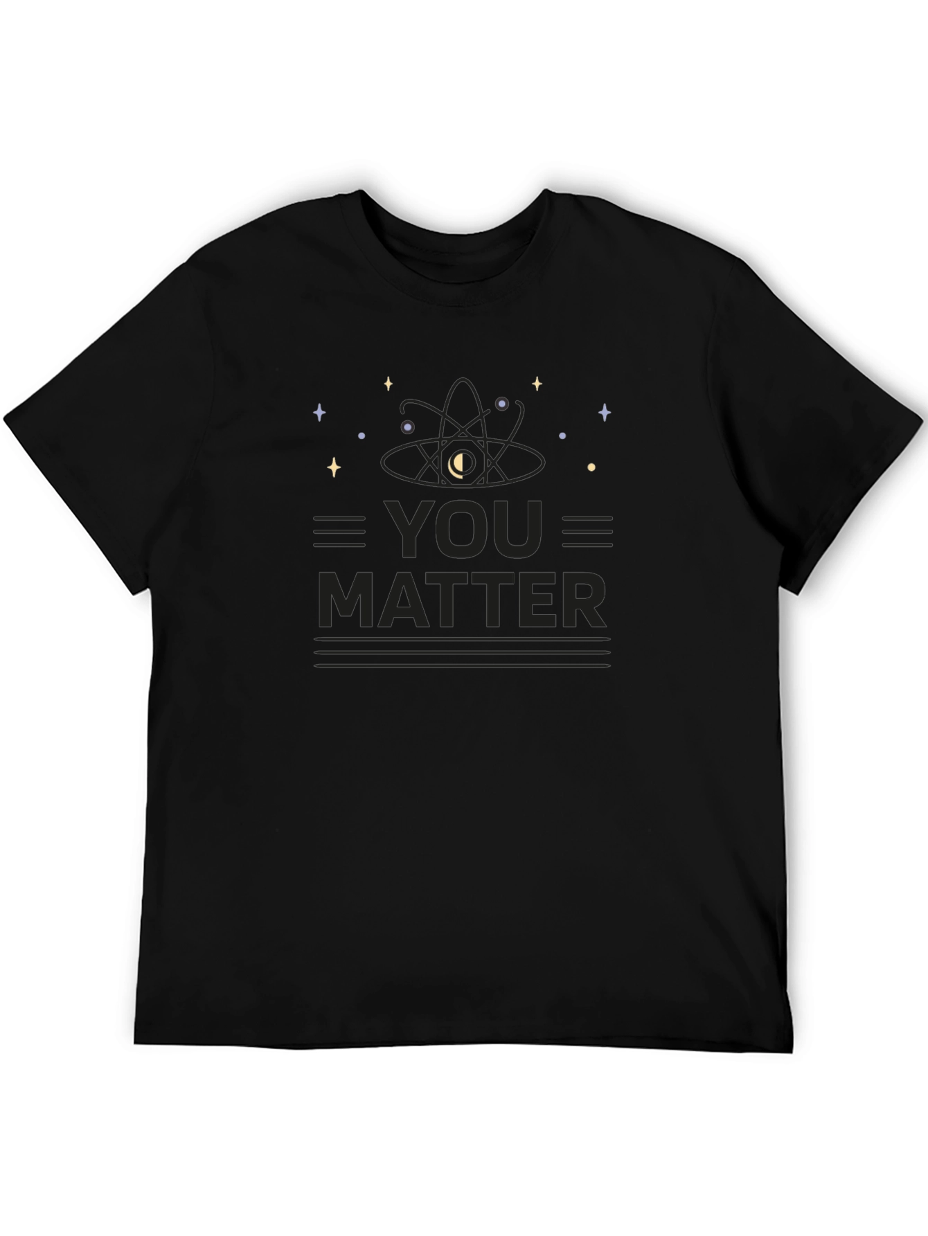 You Matter Science T-Shirt - Black Cotton Blend