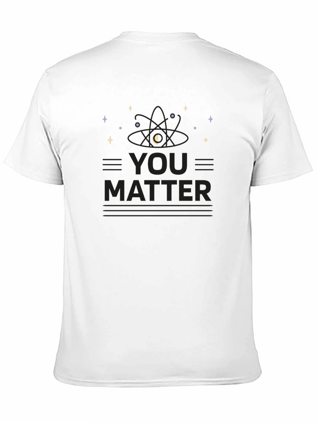 You Matter Science T-Shirt - Black Cotton Blend