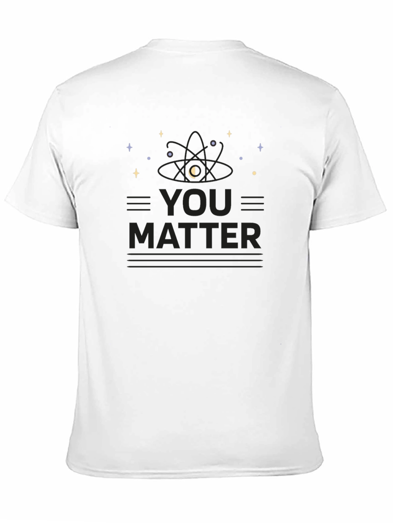 You Matter Science T-Shirt - Black Cotton Blend