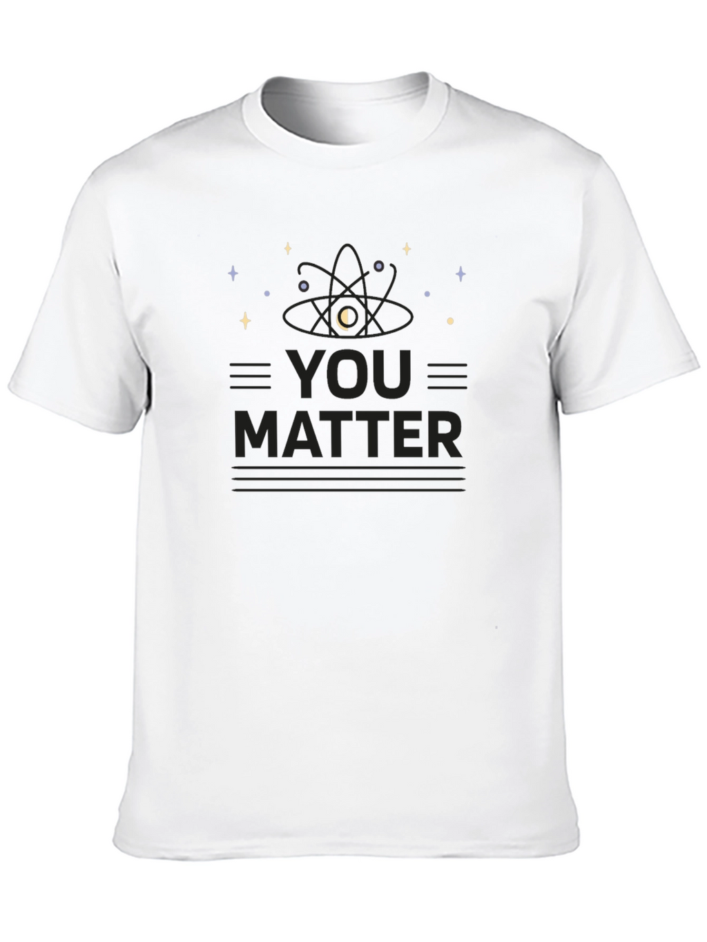 You Matter Science T-Shirt - Black Cotton Blend