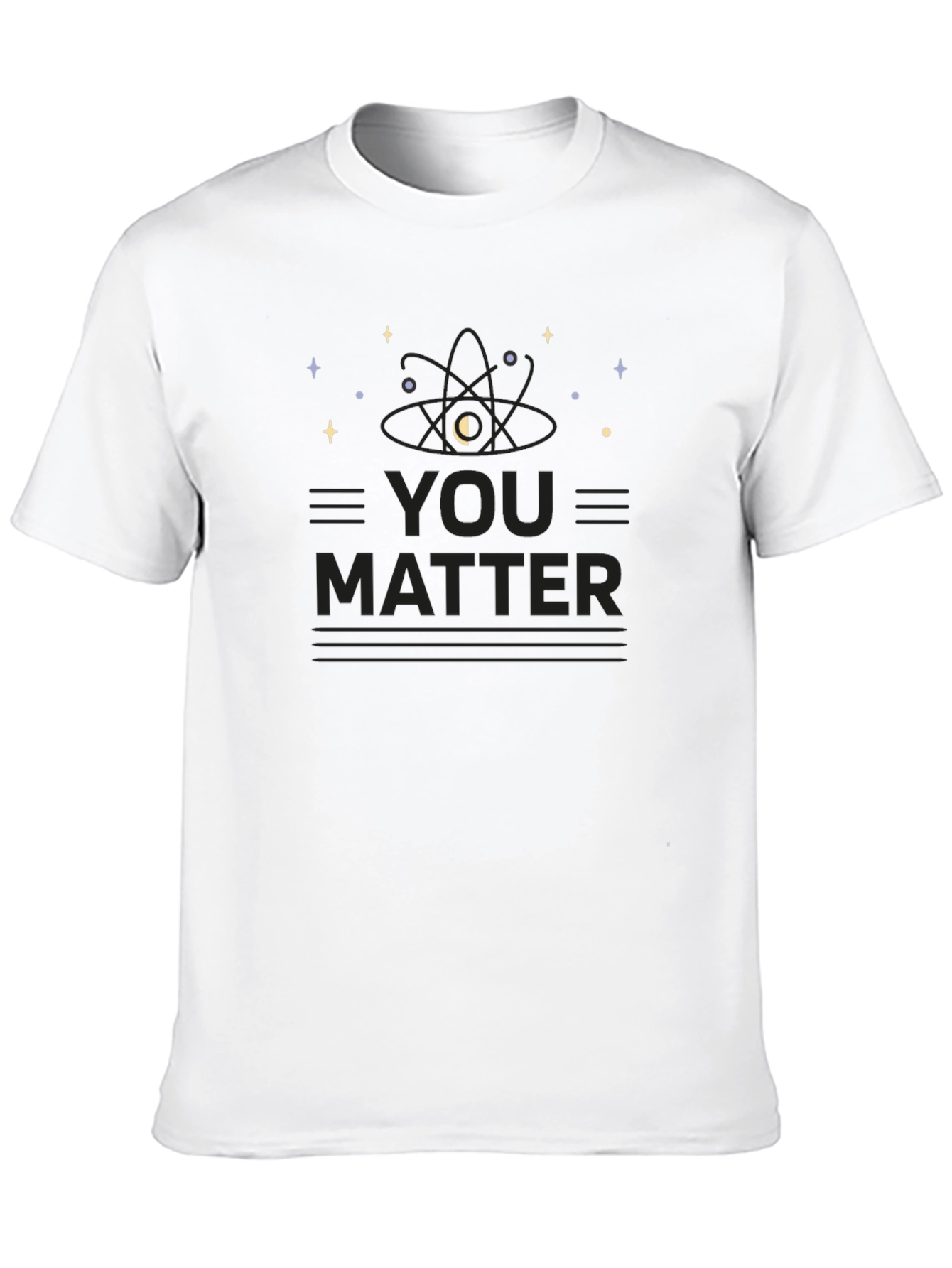You Matter Science T-Shirt - Black Cotton Blend