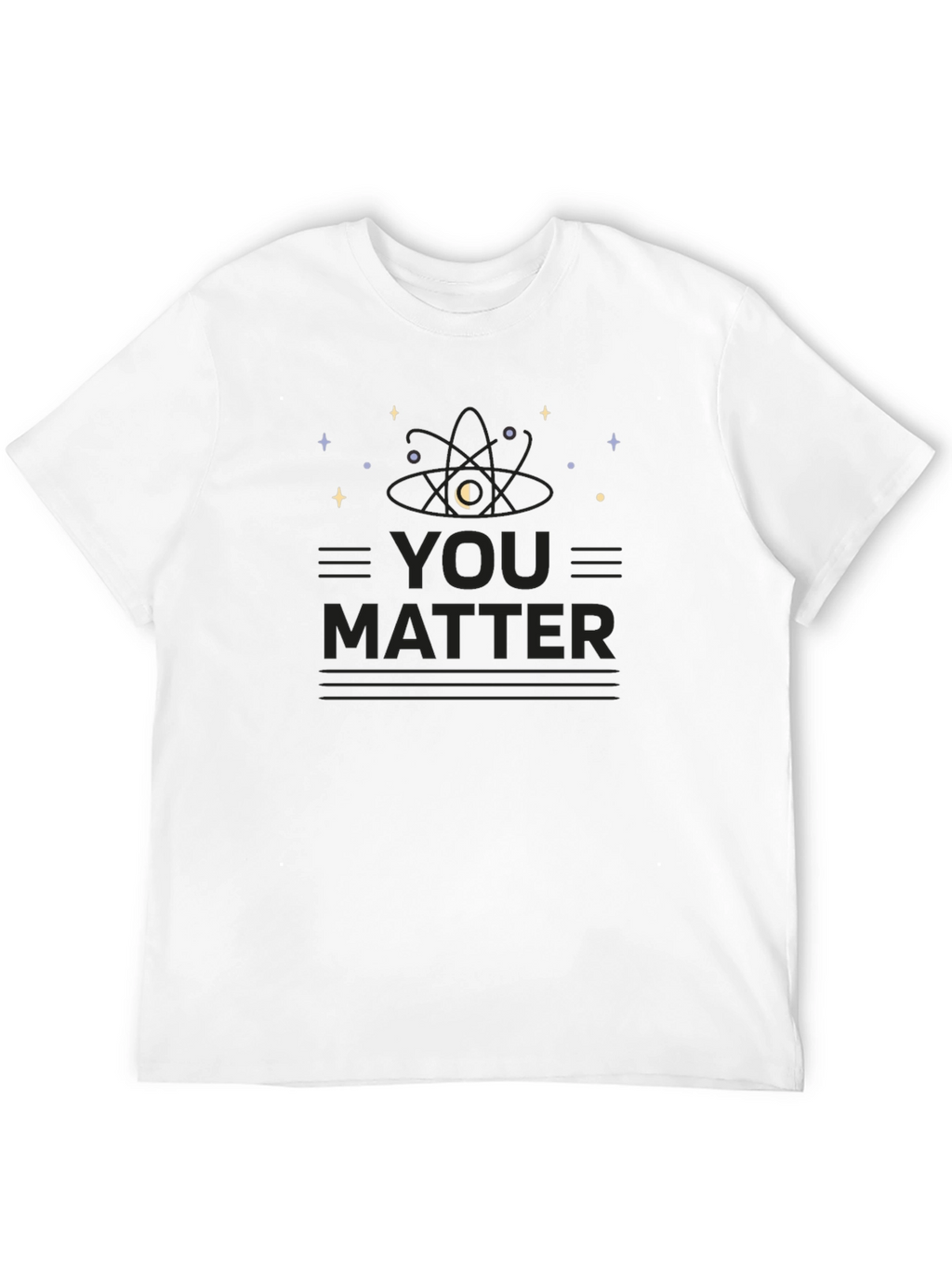 You Matter Science T-Shirt - Black Cotton Blend