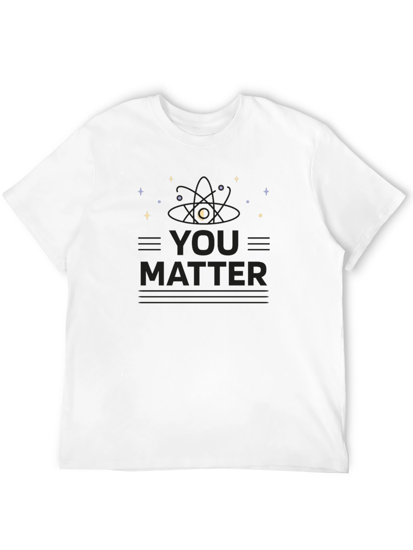 You Matter Science T-Shirt - Black Cotton Blend