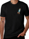 Space Shuttle Graphic Black T-Shirt