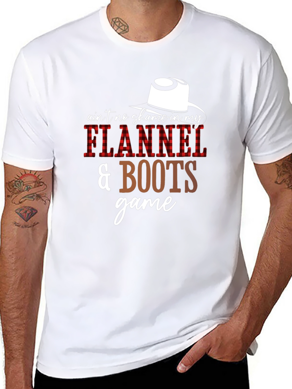 Flannel & Boots Graphic Tee