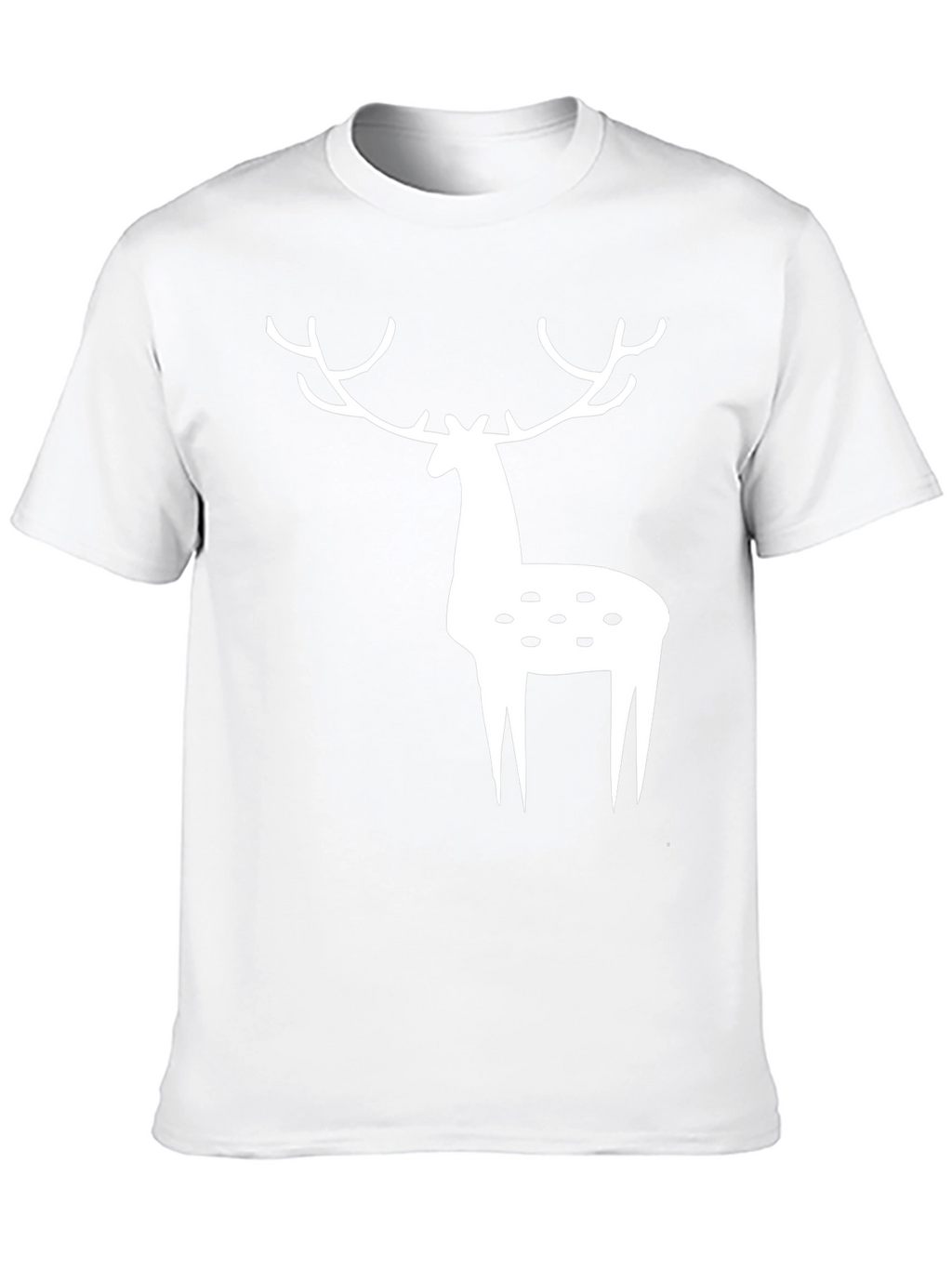 Deer Graphic Tee - Black Casual Shirt