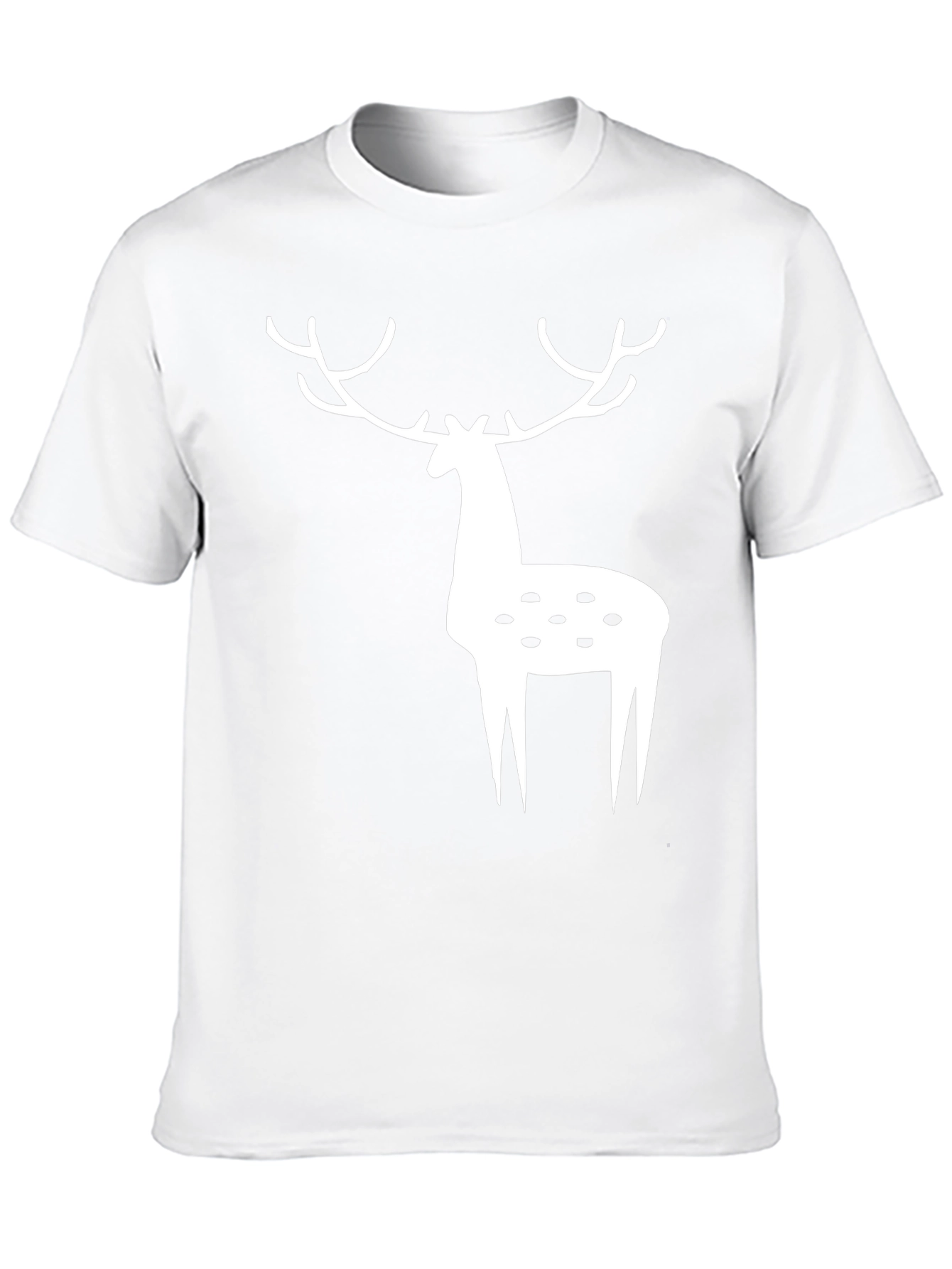 Deer Graphic Tee - Black Casual Shirt